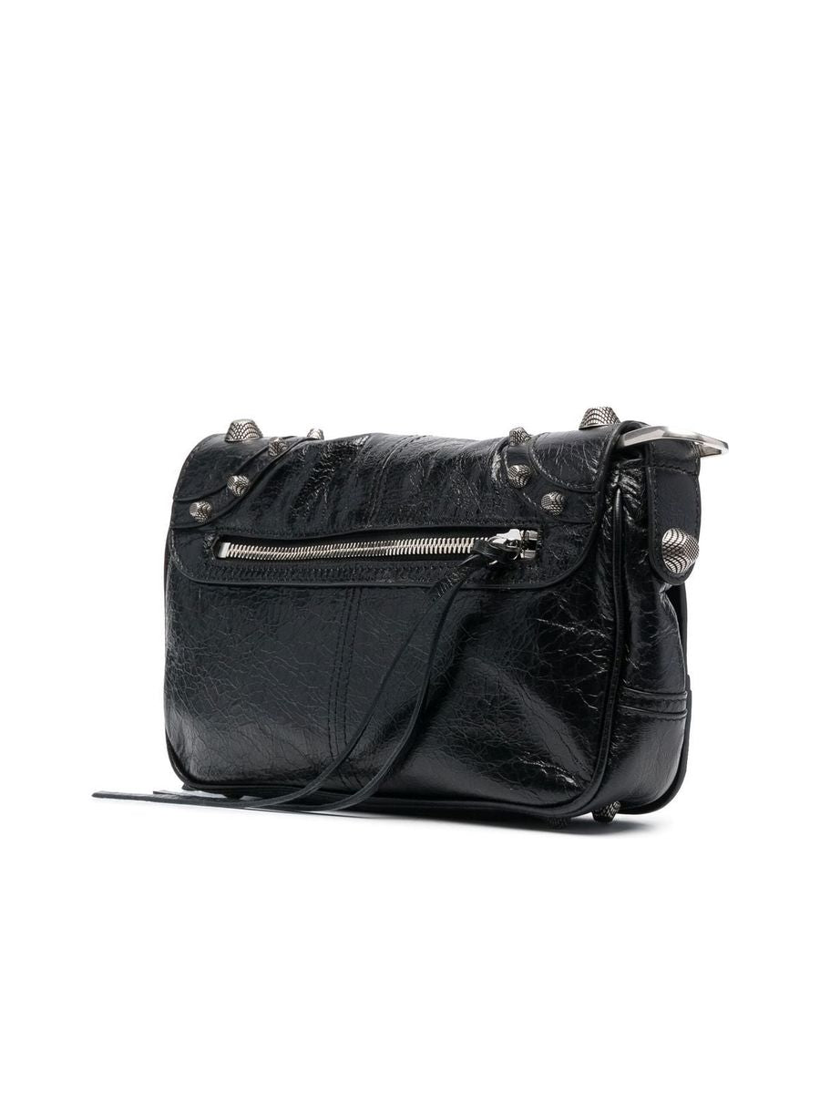 Men's Le Cagole Xs Flap Bag in Black