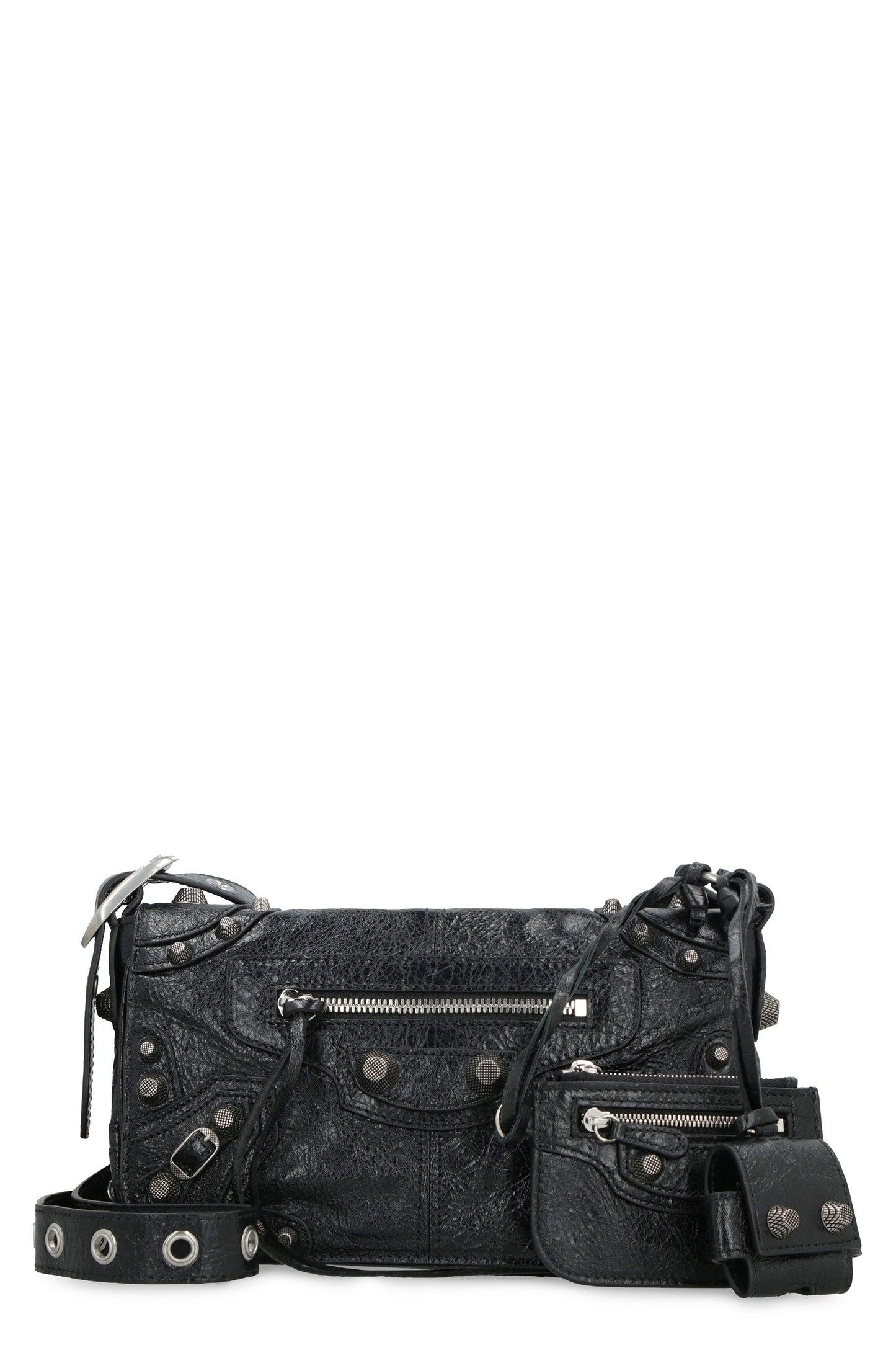 LE CAGOLE XS LEATHER BAG
