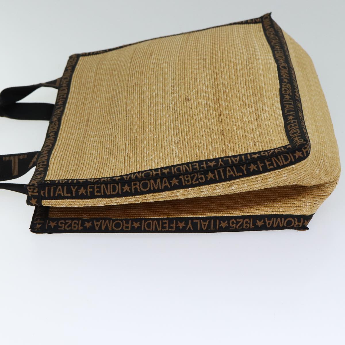 FENDI Tote Bag Raffia Beige 71921