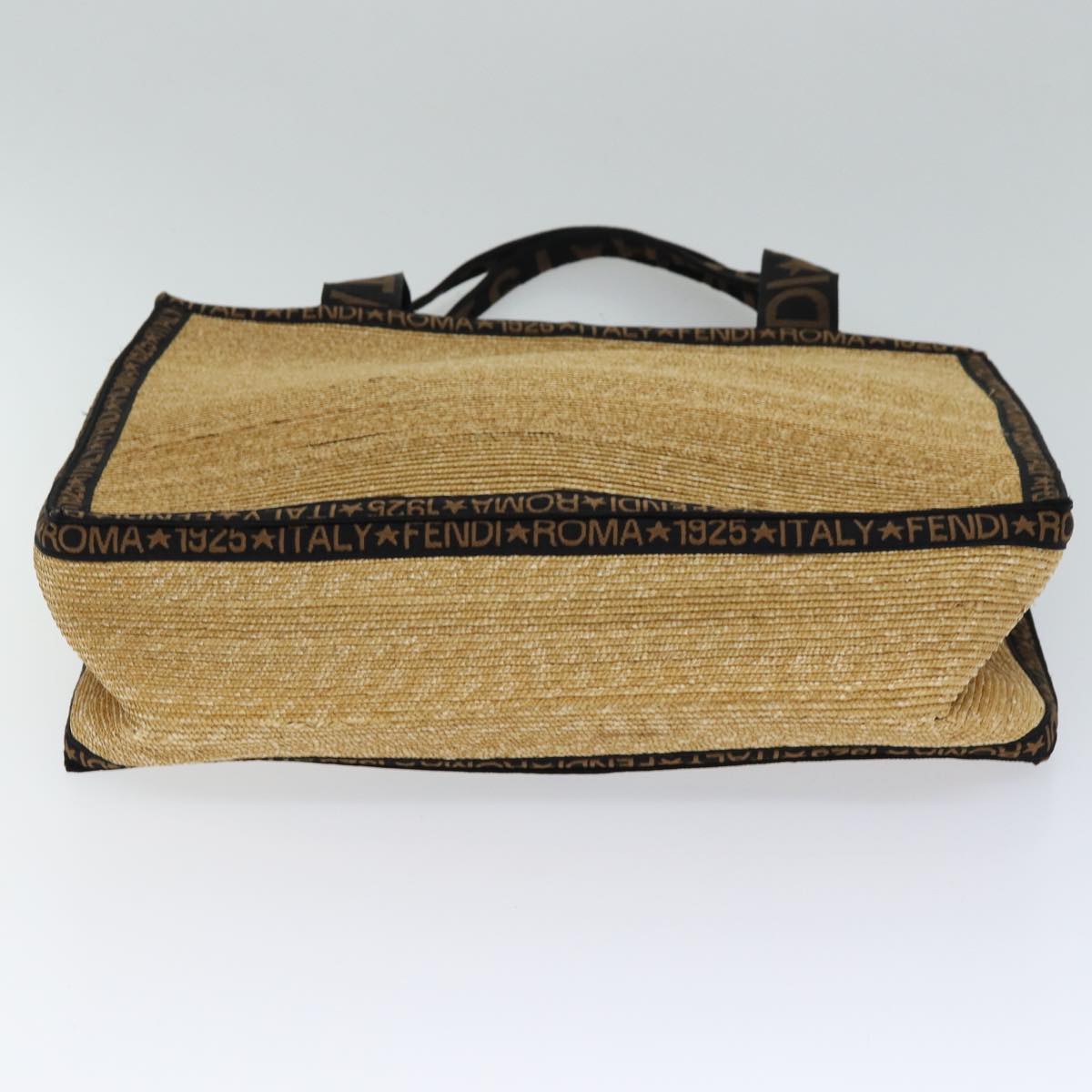 FENDI Tote Bag Raffia Beige 71921