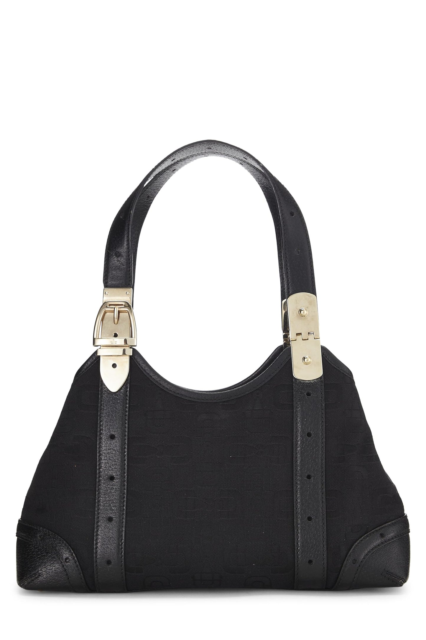 Gucci,  Black Canvas Tote Small, Black