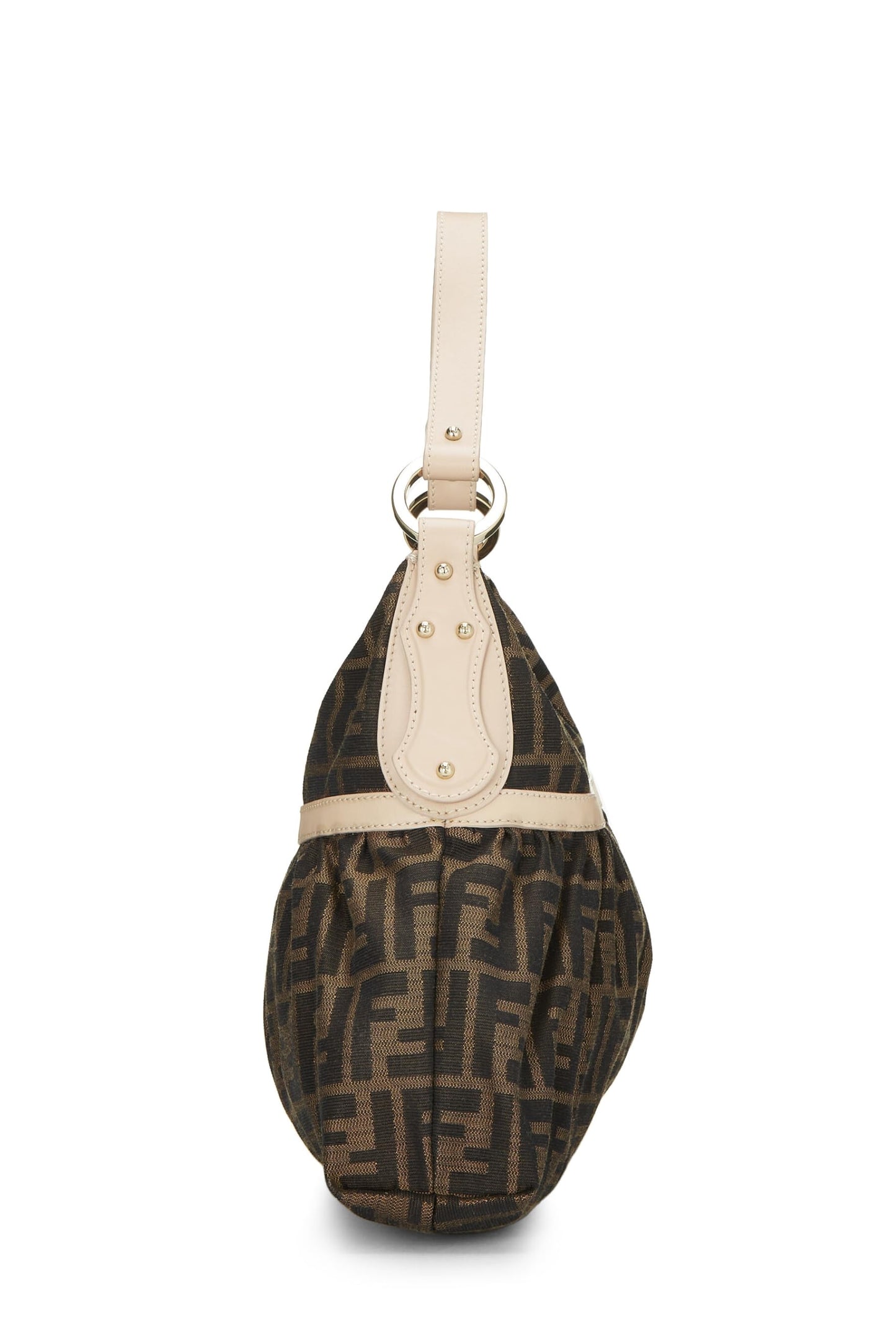 Fendi,  Pink Zucca Canvas Chef Hobo, Pink