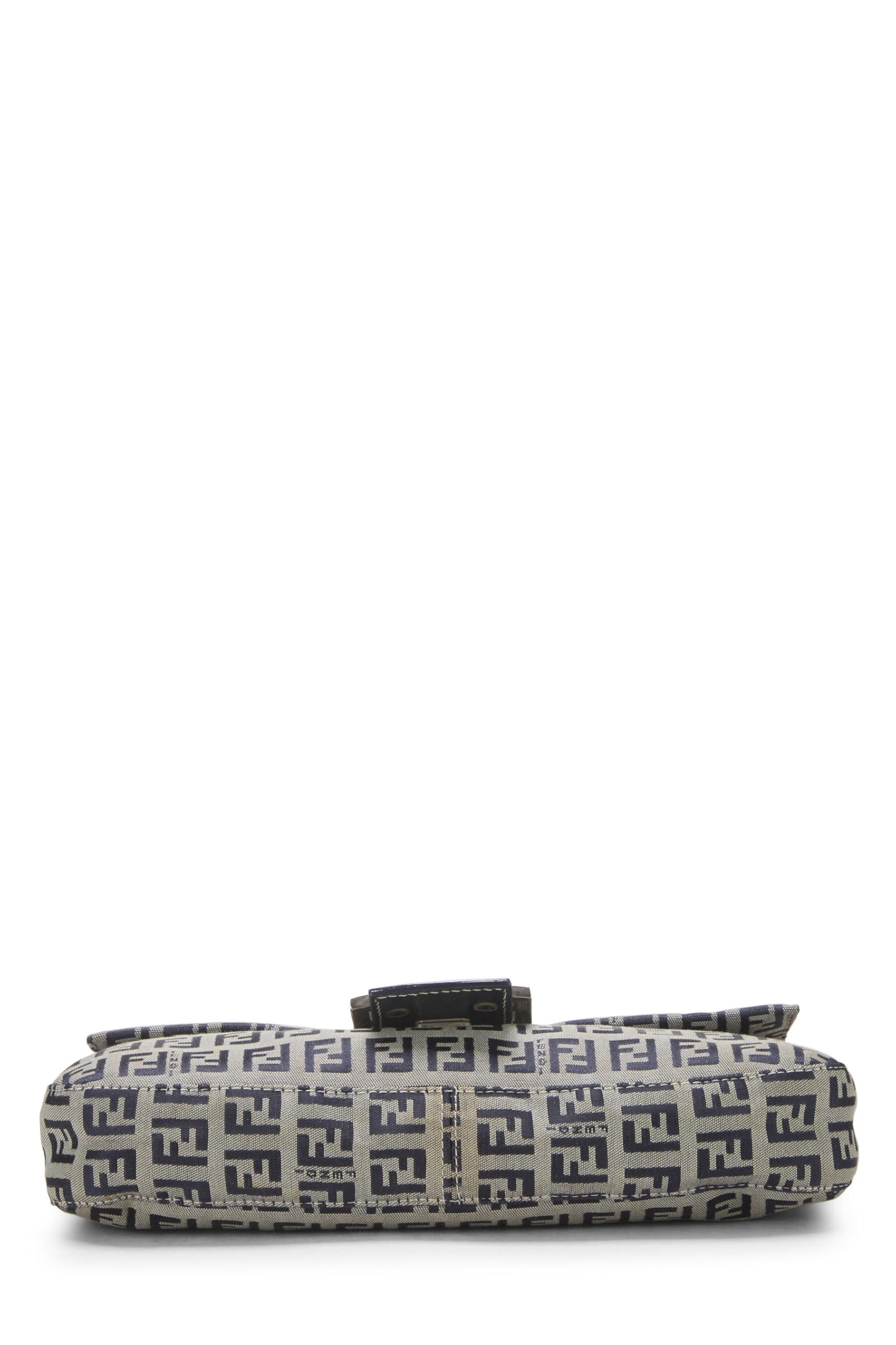 Fendi,  Navy Zucchino Canvas Baguette, Navy