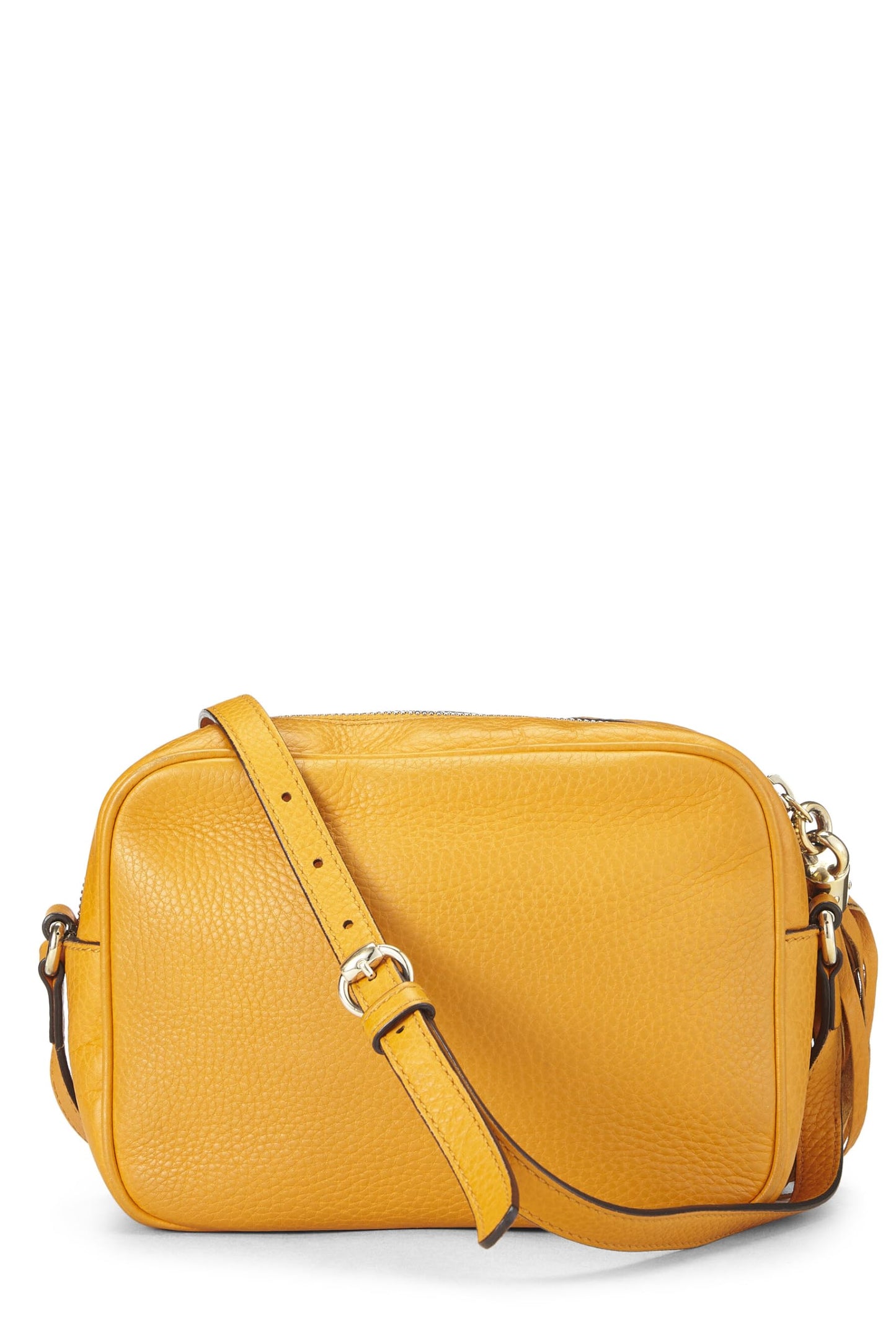 Gucci,  Orange Grained Leather Soho Disco, Orange