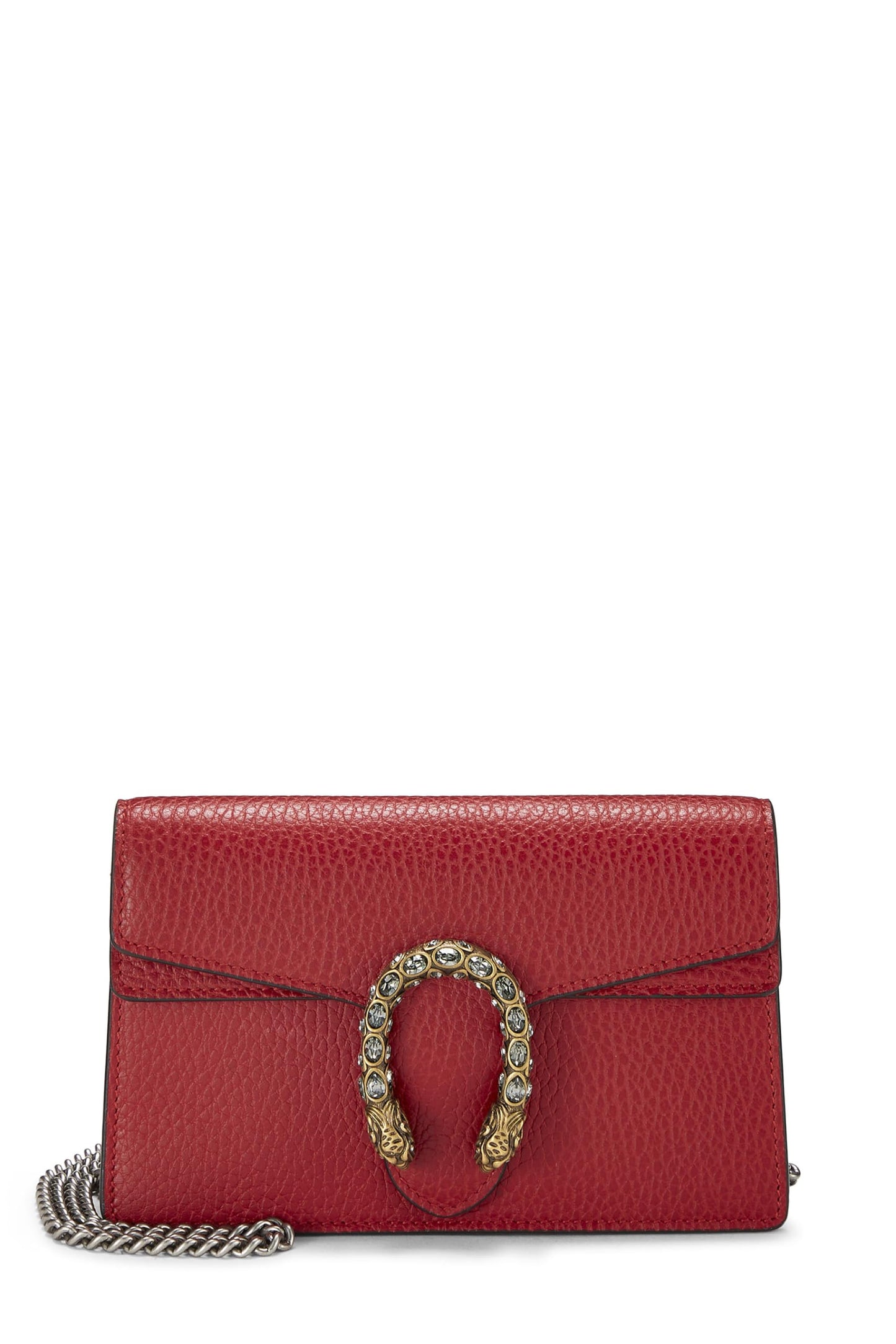 Gucci,  Red Leather Dionysus Super Mini, Red