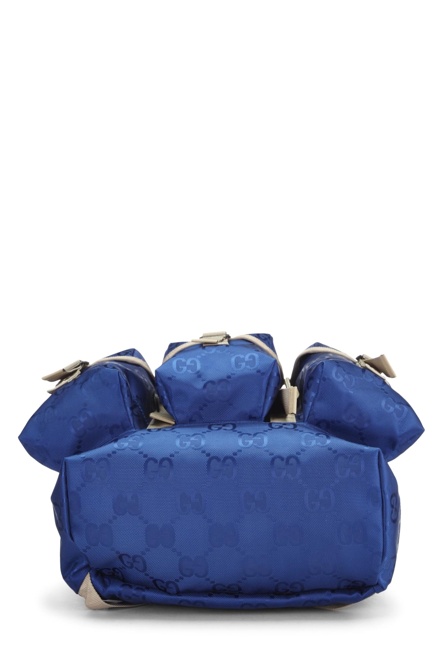 Gucci,  Blue Nylon Off The Grid Backpack, Blue