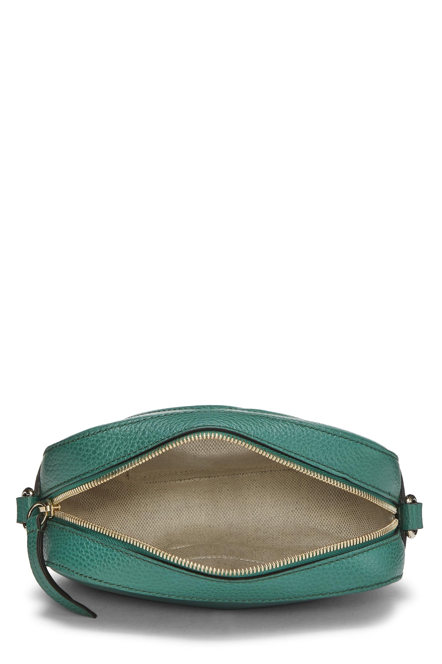 Gucci,  Green Grained Leather Soho Disco, Green