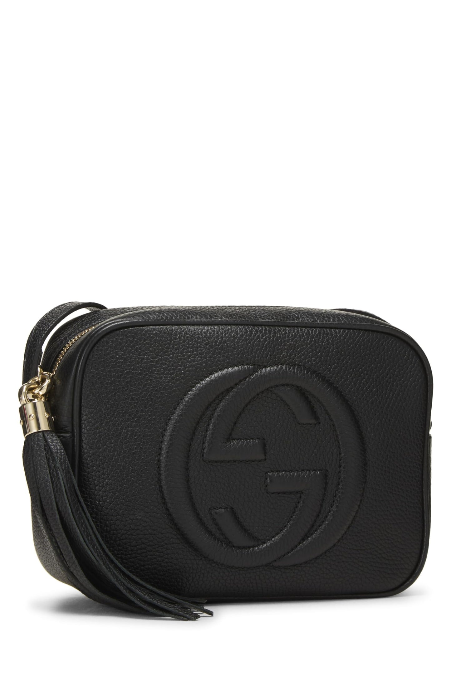 Gucci,  Black Leather Soho Disco Bag, Black