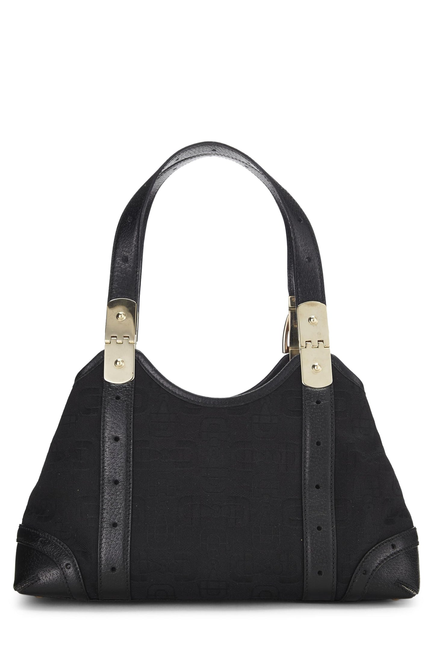 Gucci,  Black Canvas Tote Small, Black