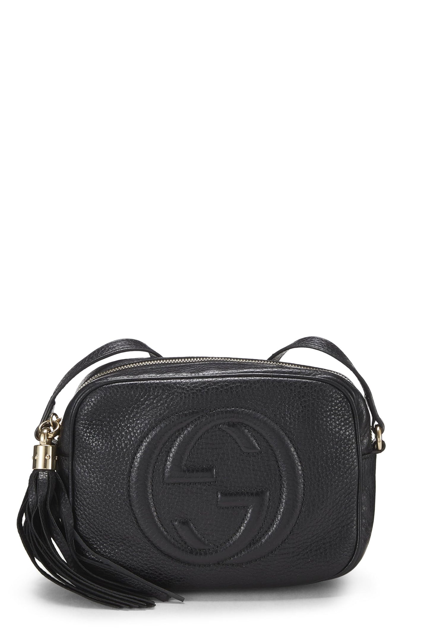 Gucci,  Black Leather Soho Disco Bag, Black