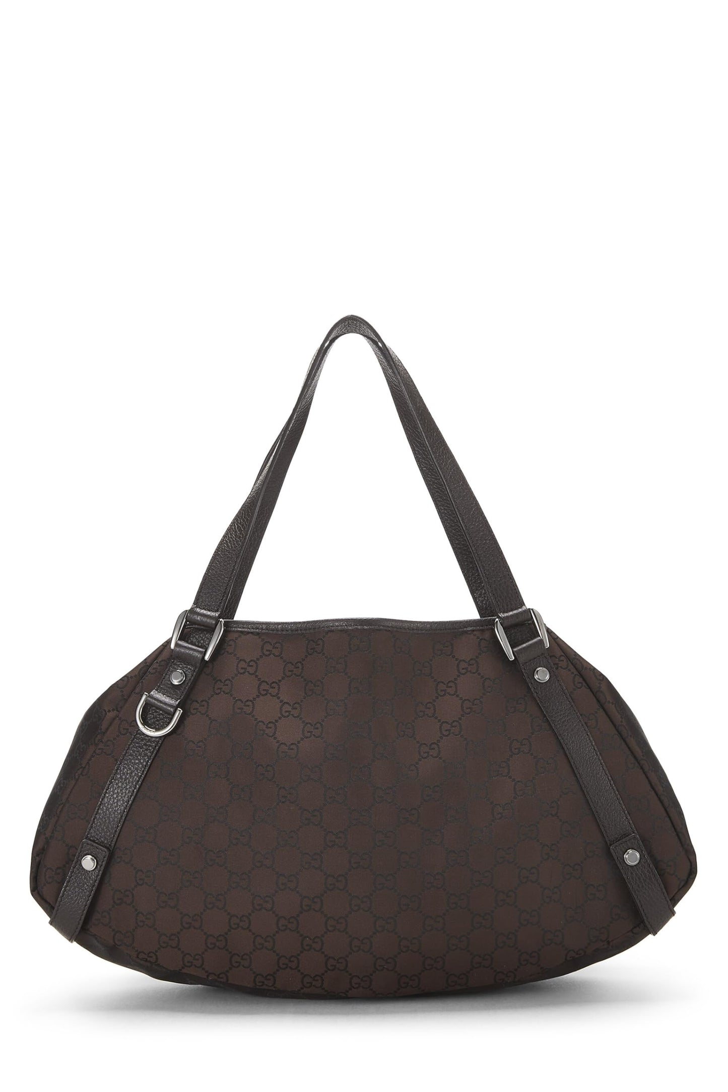 Gucci,  Brown GG Nylon Abbey Tote Large, Brown