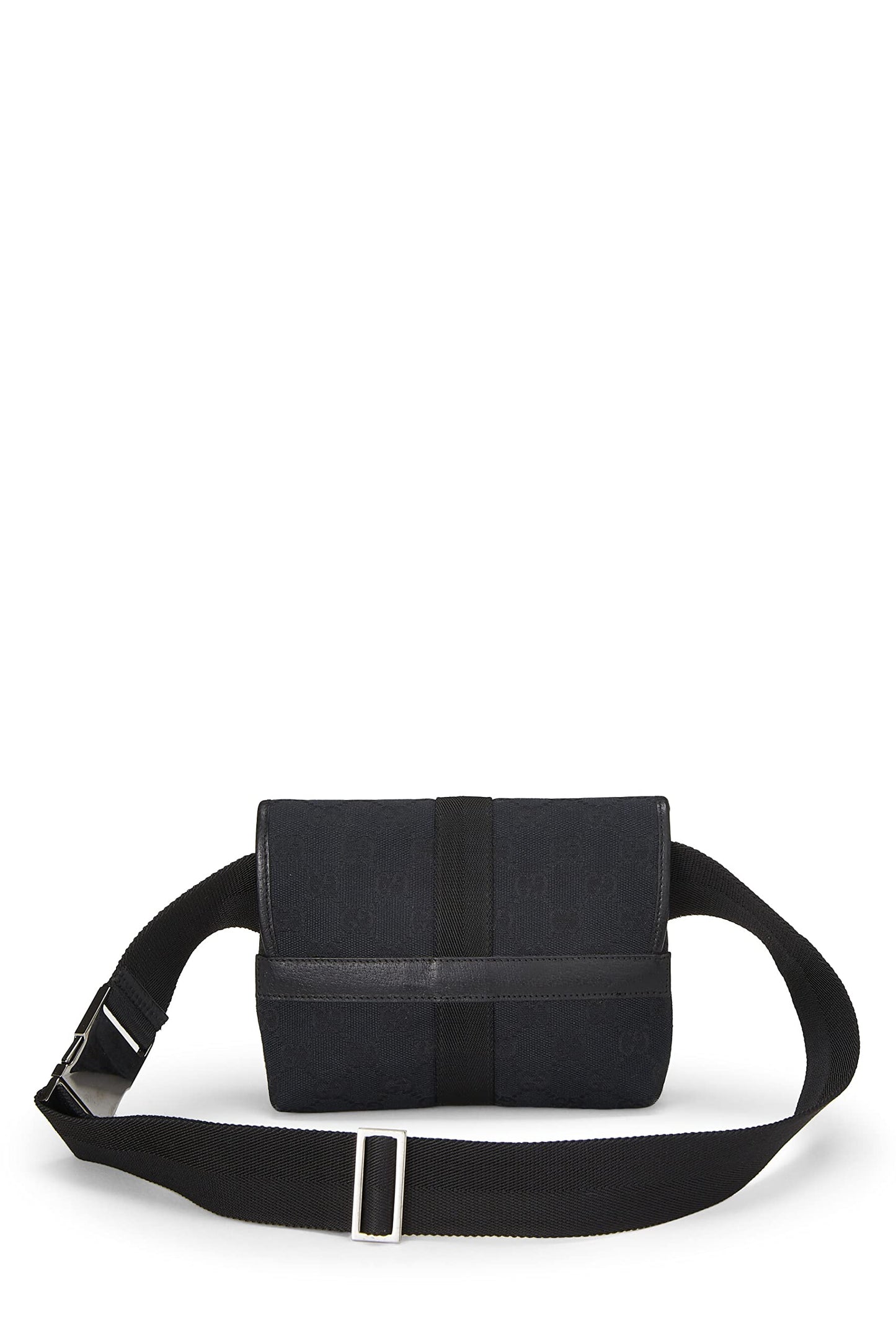 Gucci,  Black GG Canvas Belt Bag Small, Black