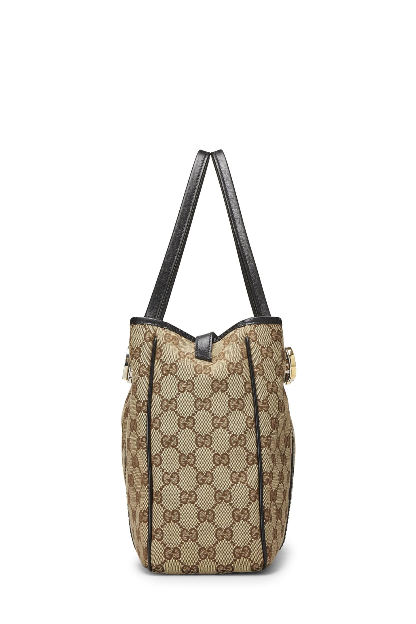 Gucci,  Black Original GG Canvas Twins Tote, Black