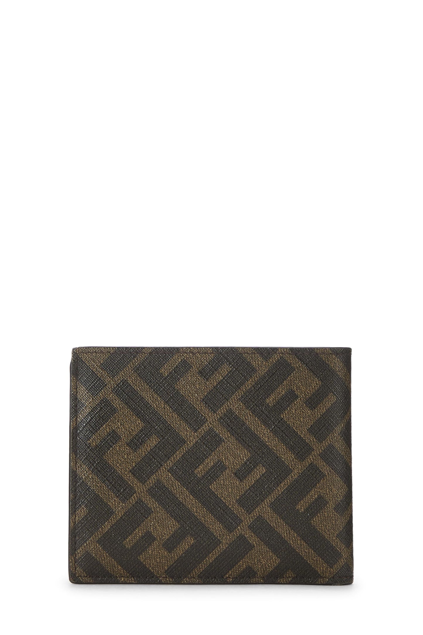 Fendi,  Yellow Zucca Coated Canvas Wallet, Yellow