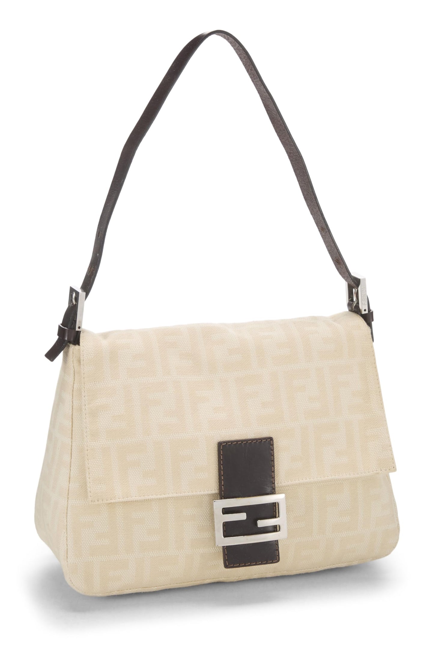 Fendi,  Beige Zucca Canvas Mama, Beige