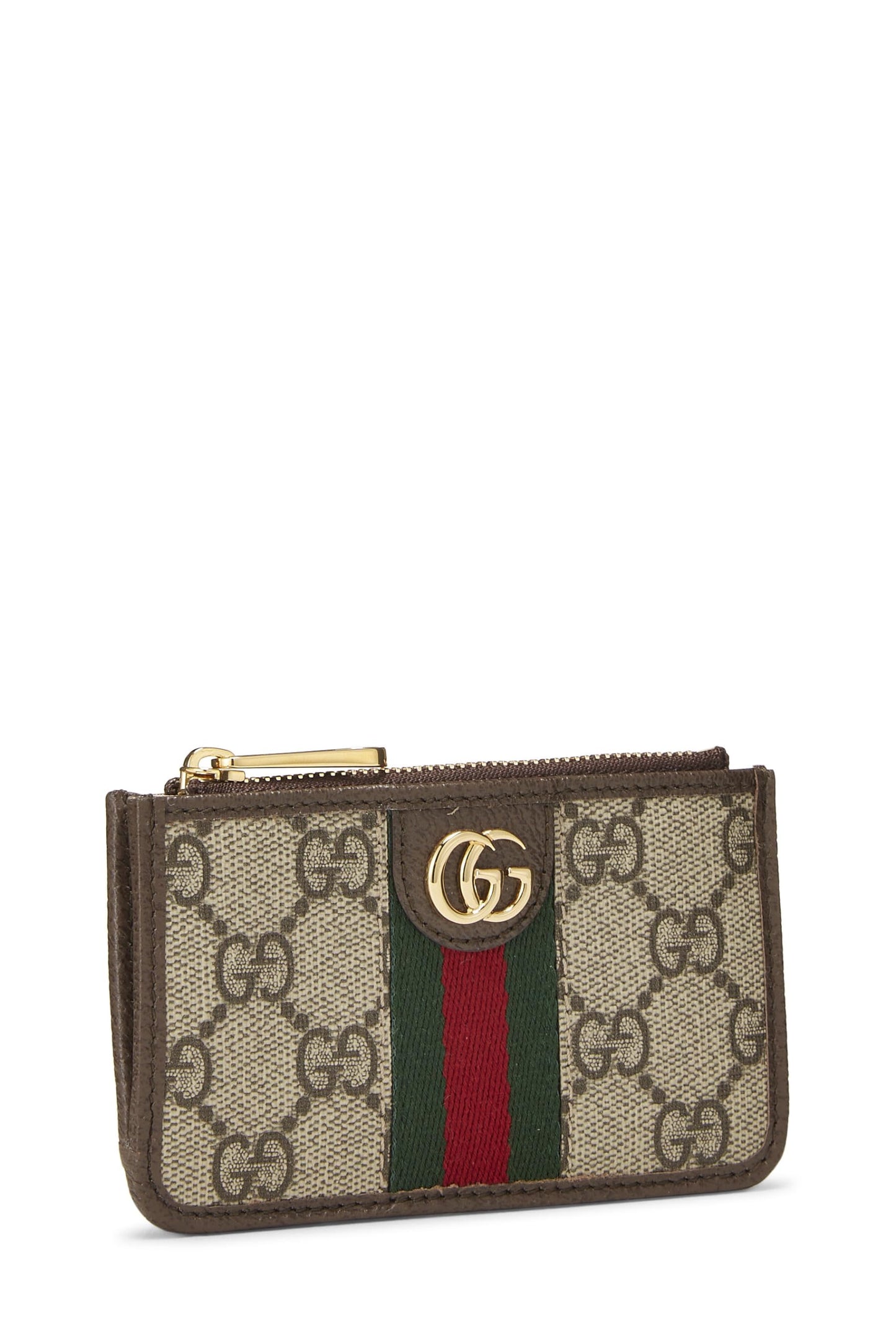 Gucci,  Original GG Supreme Canvas Ophidia Card Case, Brown