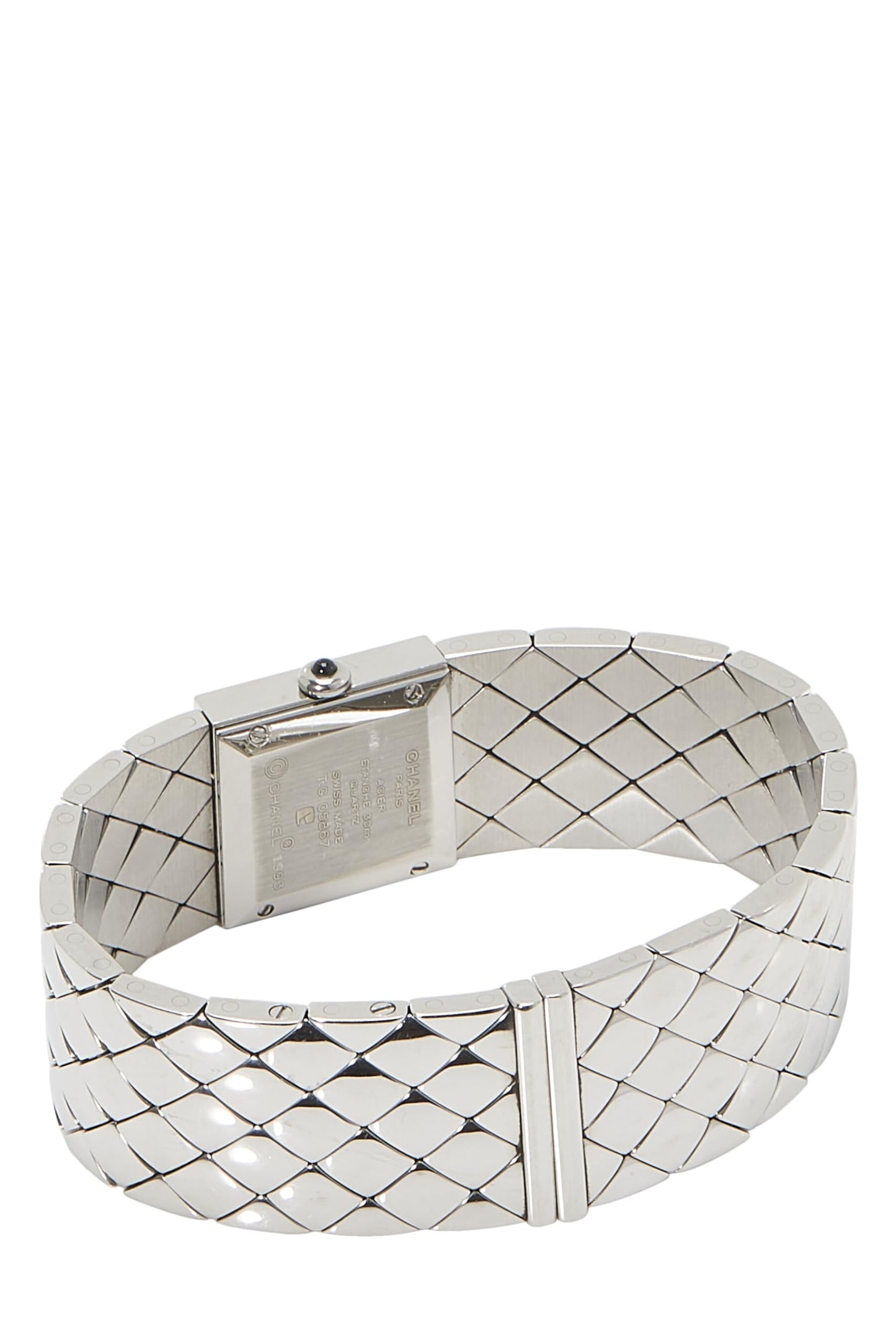 Chanel,  Stainless Steel MatelassÃƒÆ’Ã‚Â© Watch, Black