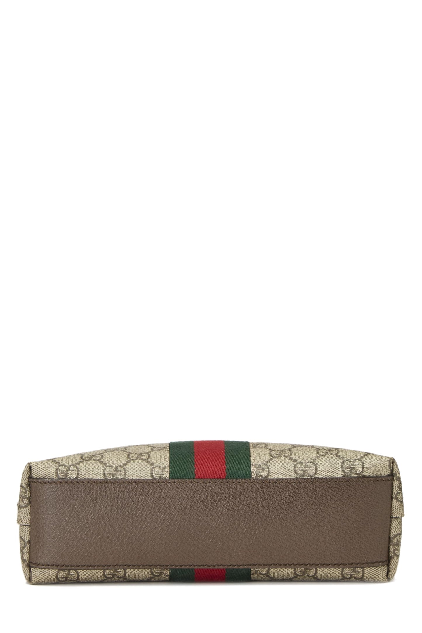 Gucci,  Original GG Supreme Canvas Ophidia Shoulder Bag Small, Brown