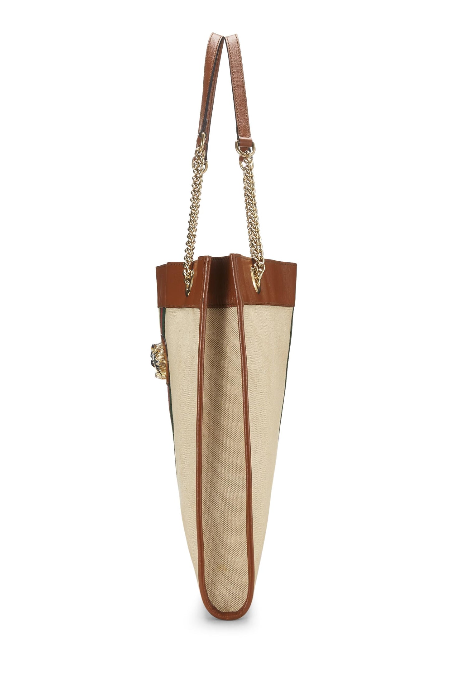 Gucci,  Brown Original GG Supreme Canvas Rajah Tote Large, Brown