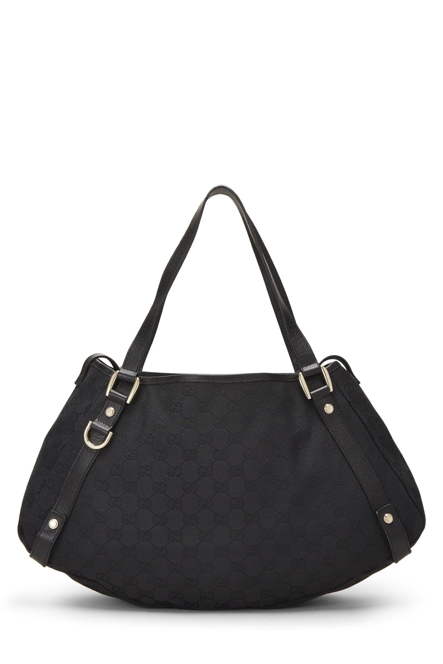 Gucci,  Black Original GG Canvas Abbey Tote, Black