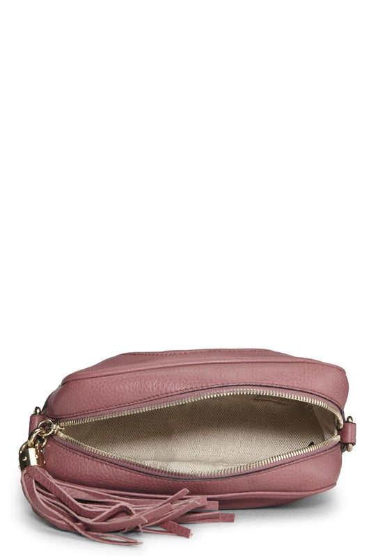 Gucci,  Pink Grained Leather Soho Disco, Pink