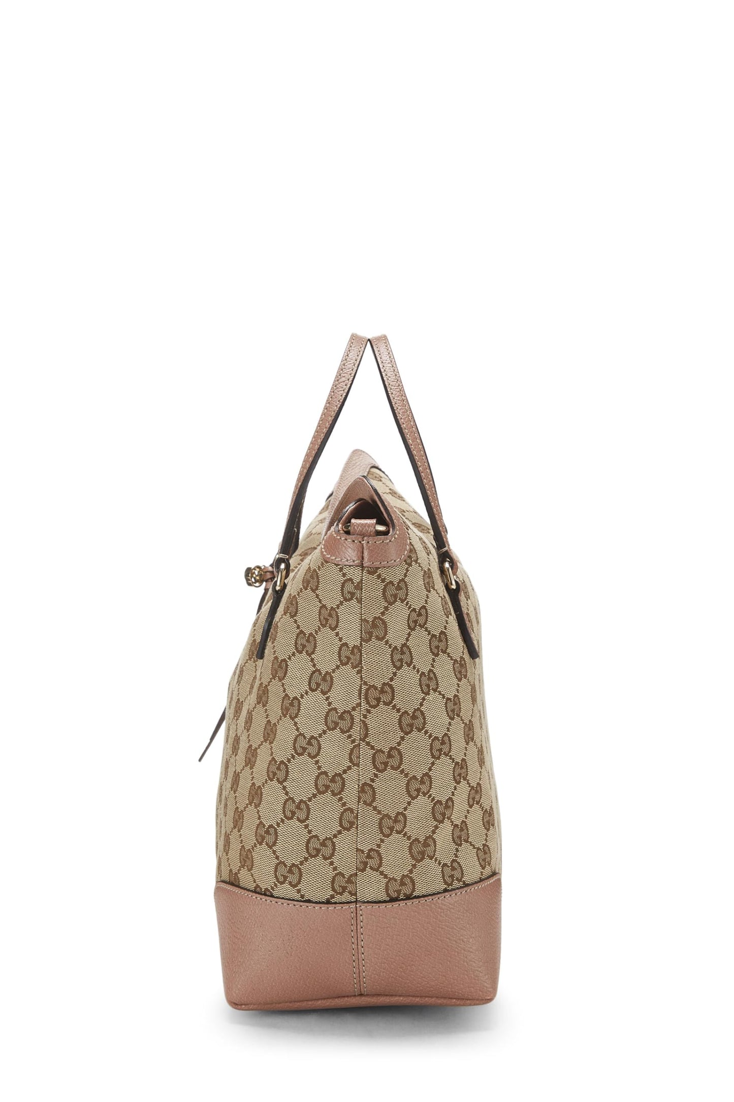 Gucci,  Pink Original GG Canvas Bree Top Handle Bag, Pink