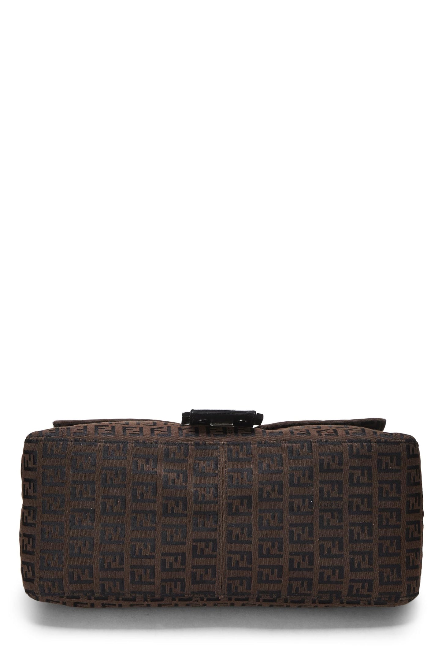Fendi,  Brown Zucchino Coated Canvas Mama, Brown