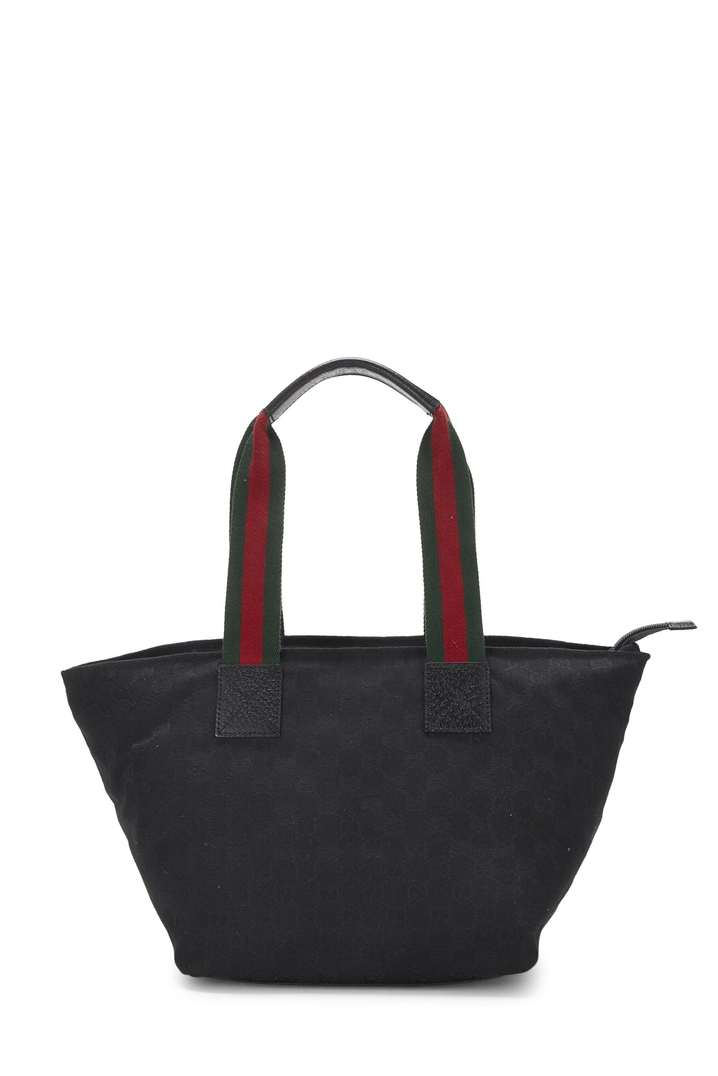 Gucci,  Black Original GG Canvas Soft Zip Tote Small, Black