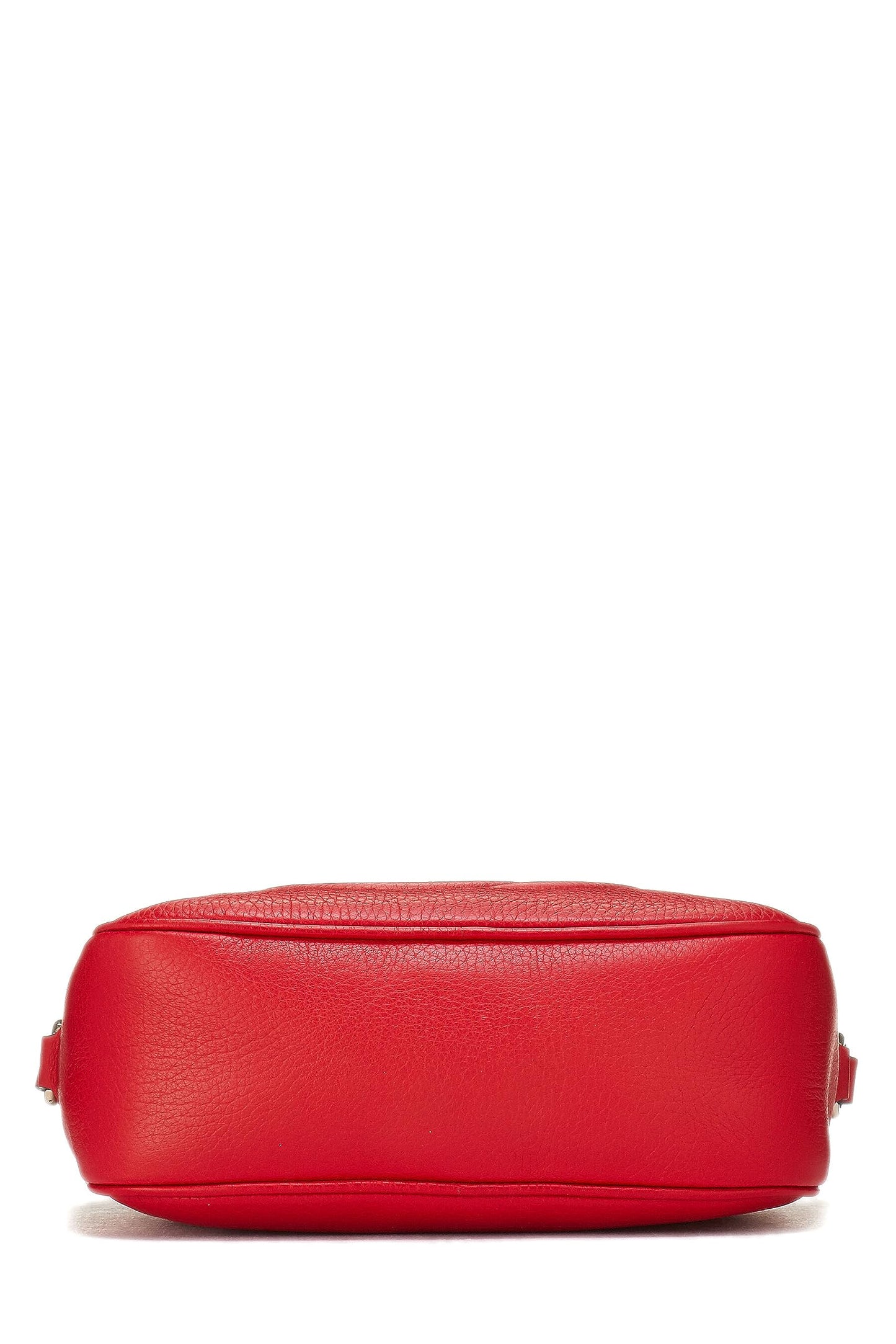 Gucci,  Red Grained Leather Soho Disco, Red