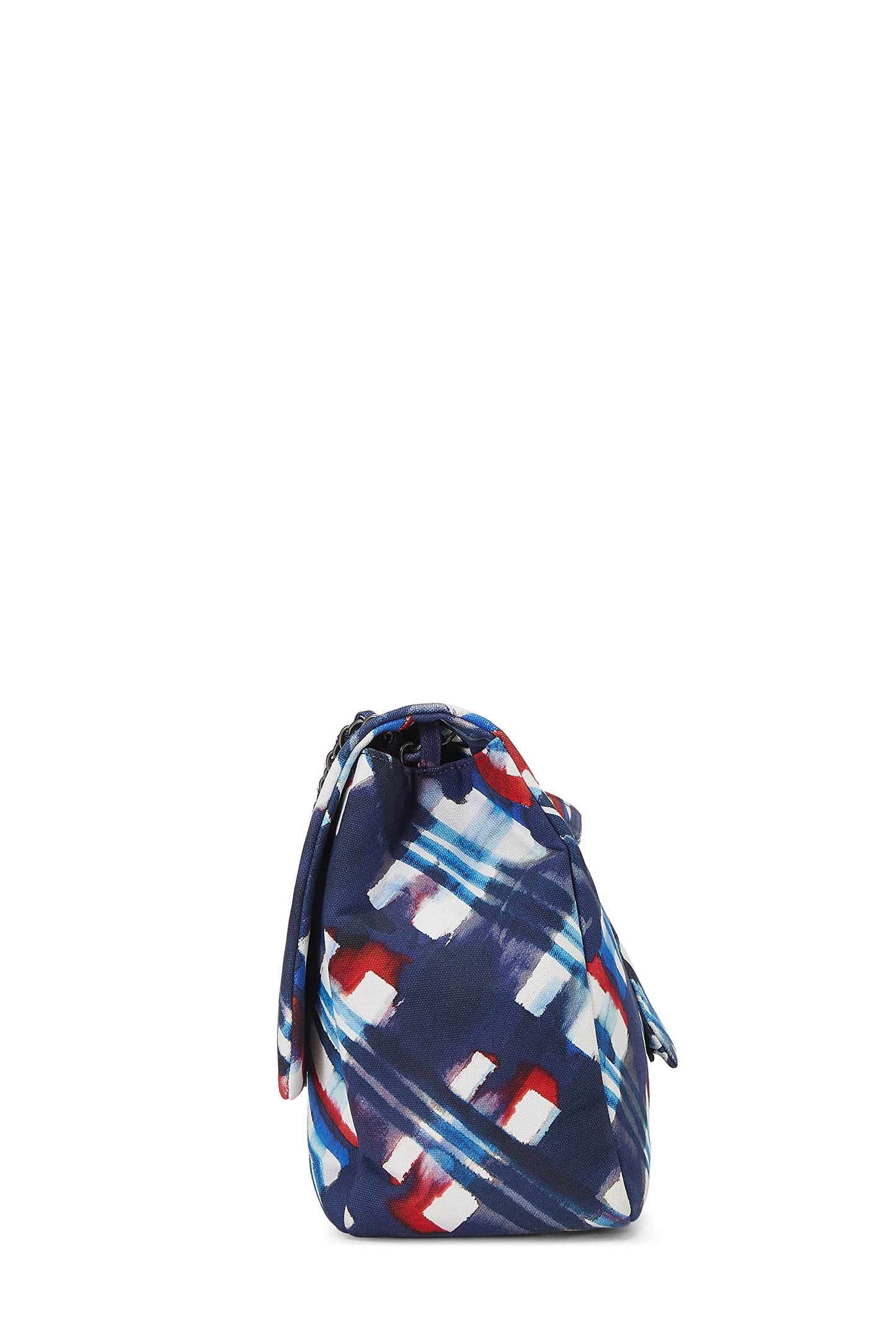 Chanel,  Multicolor Plaid Canvas Airplane Flap Bag XXL, Multi
