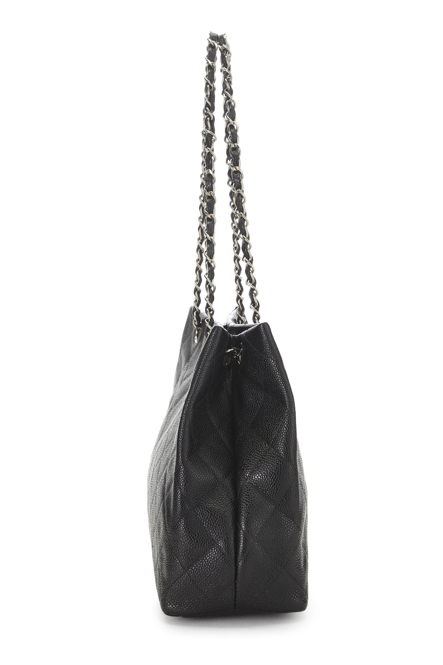 Chanel,  Black Caviar Tote Small, Black