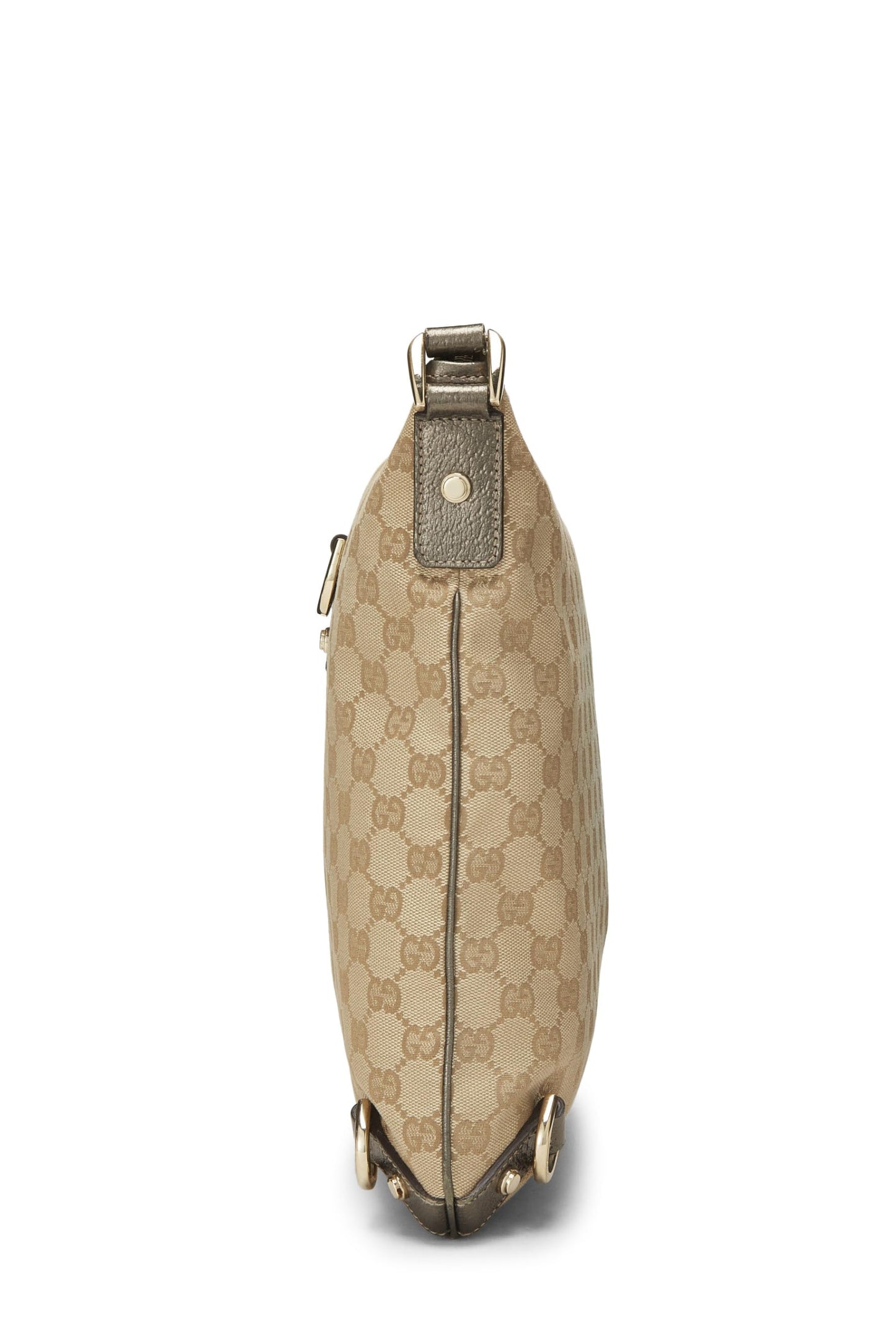 Gucci,  Gold Original GG Canvas Abbey Messenger, Gold