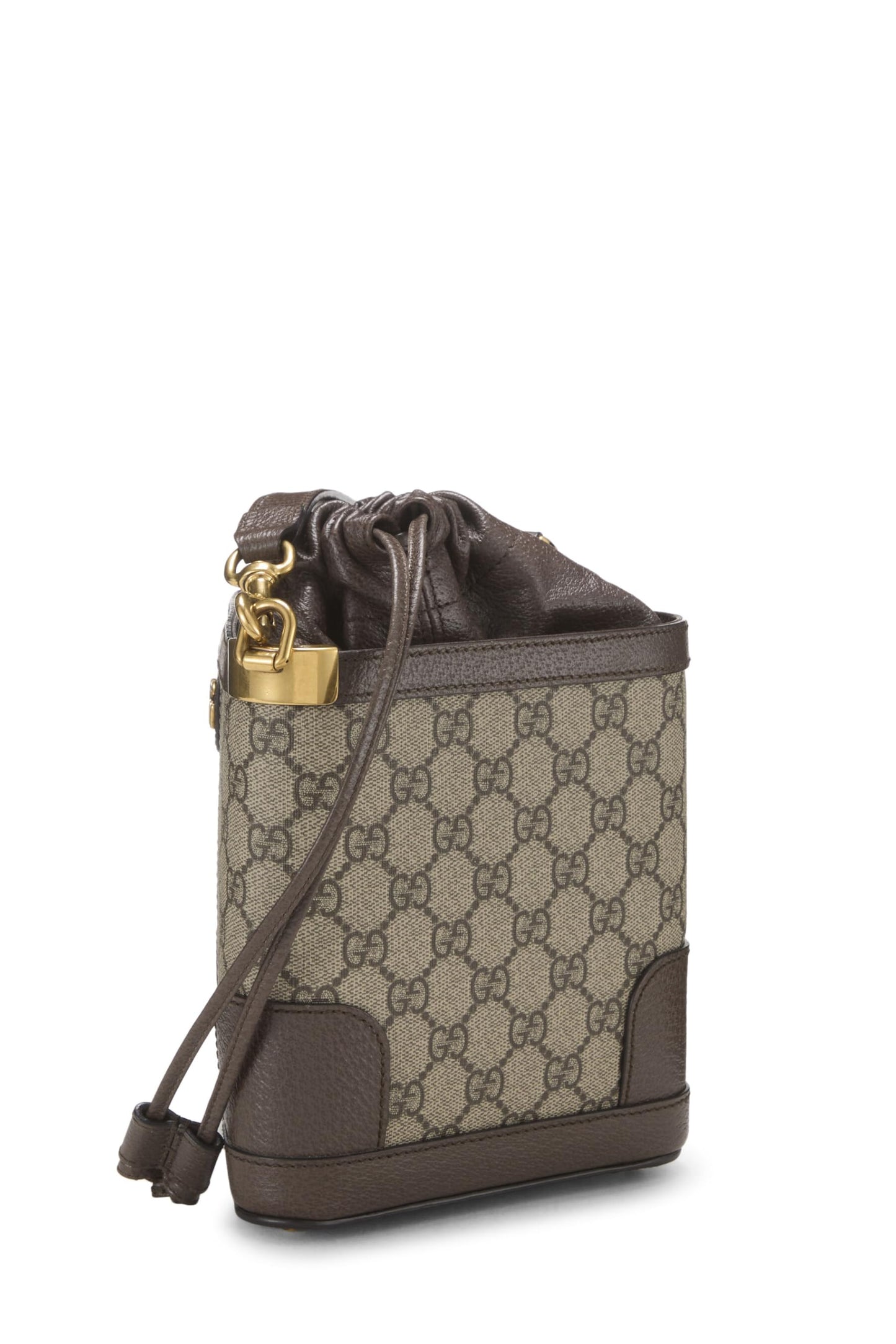 Gucci,  Original GG Supreme Canvas Ophidia Bucket Bag Small, Brown