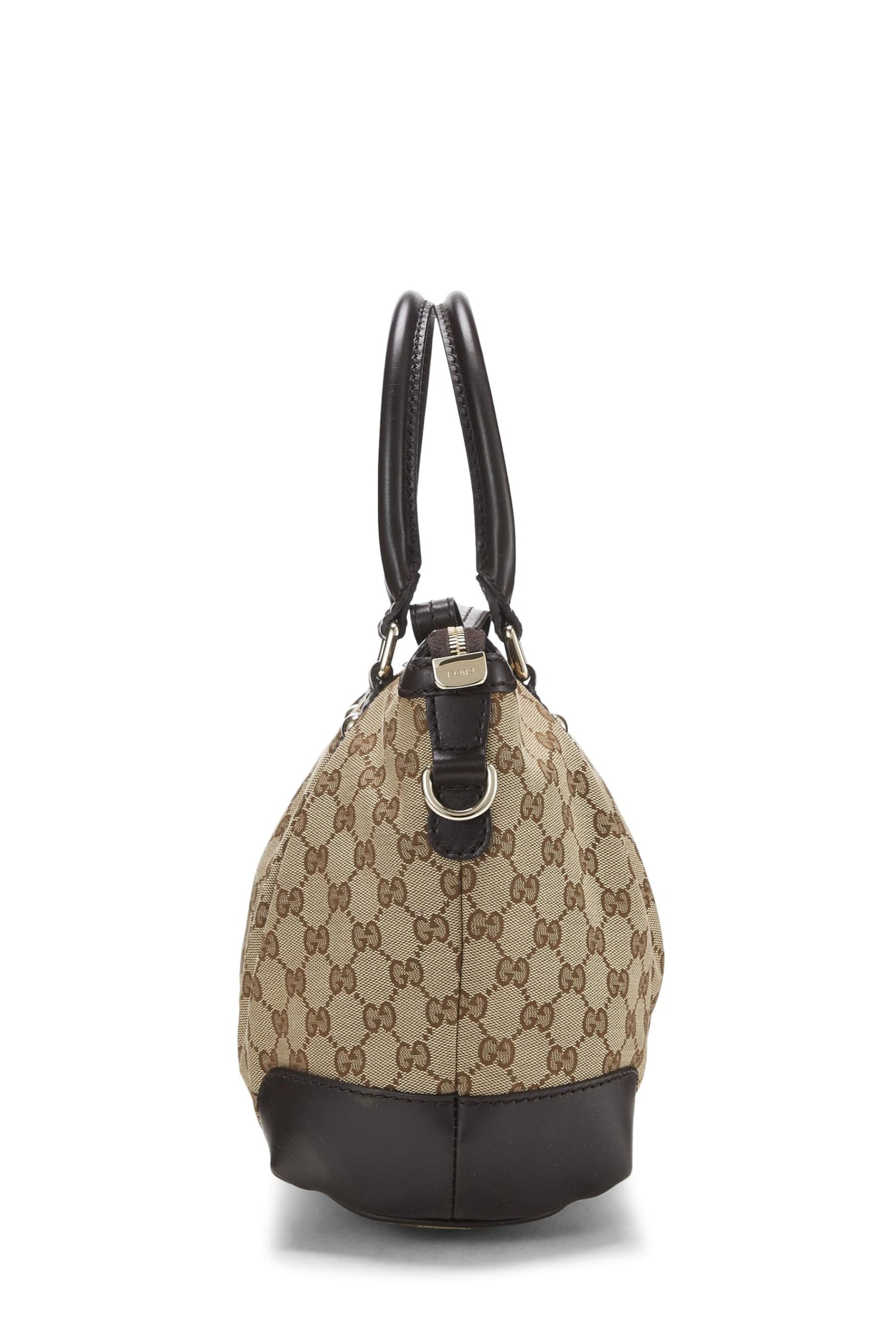 Gucci,  Brown Original GG Canvas Sukey Zip Handbag Medium, Brown