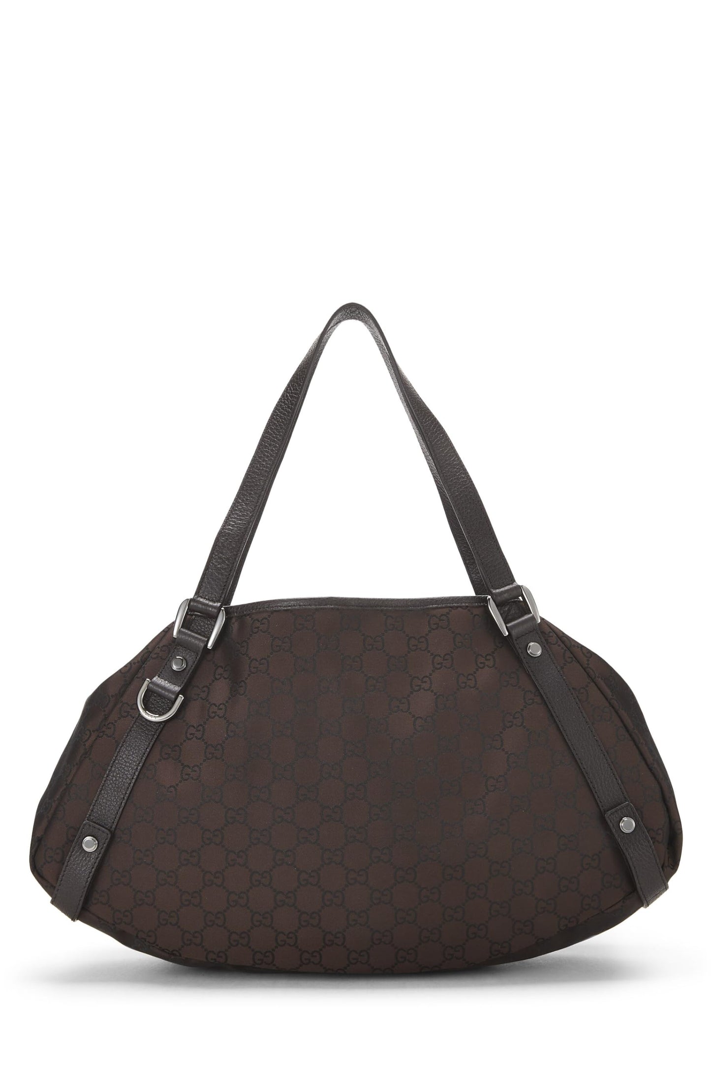 Gucci,  Brown GG Nylon Abbey Tote Large, Brown
