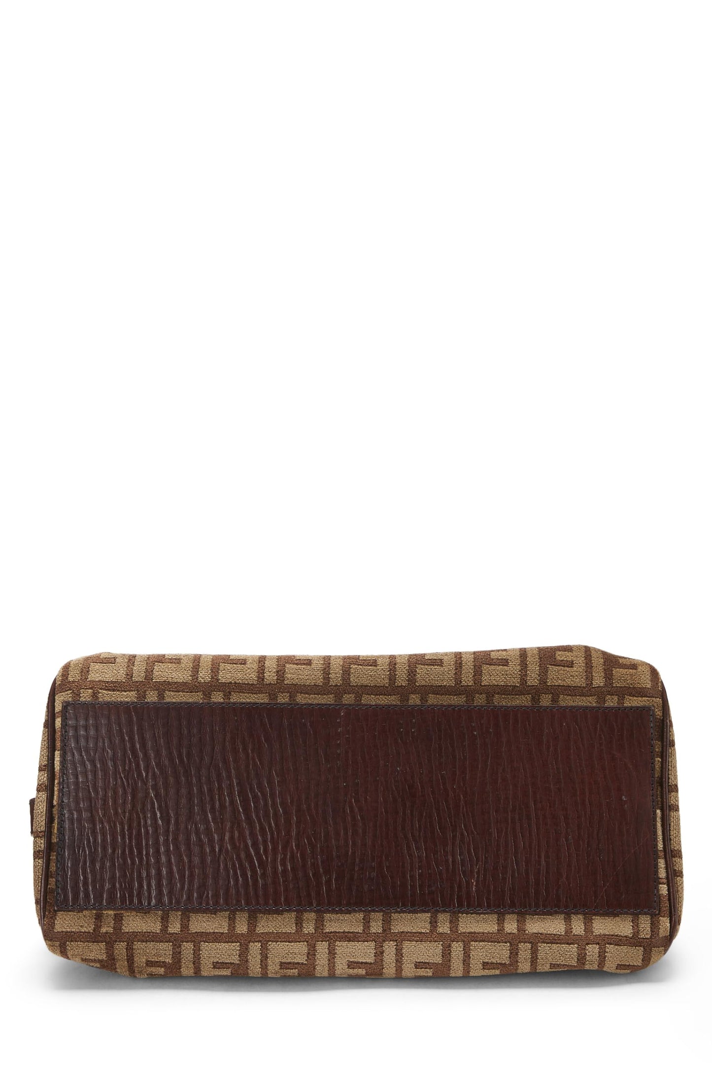 Fendi,  Brown Zucca Velour Bag Du Jour Medium, Brown