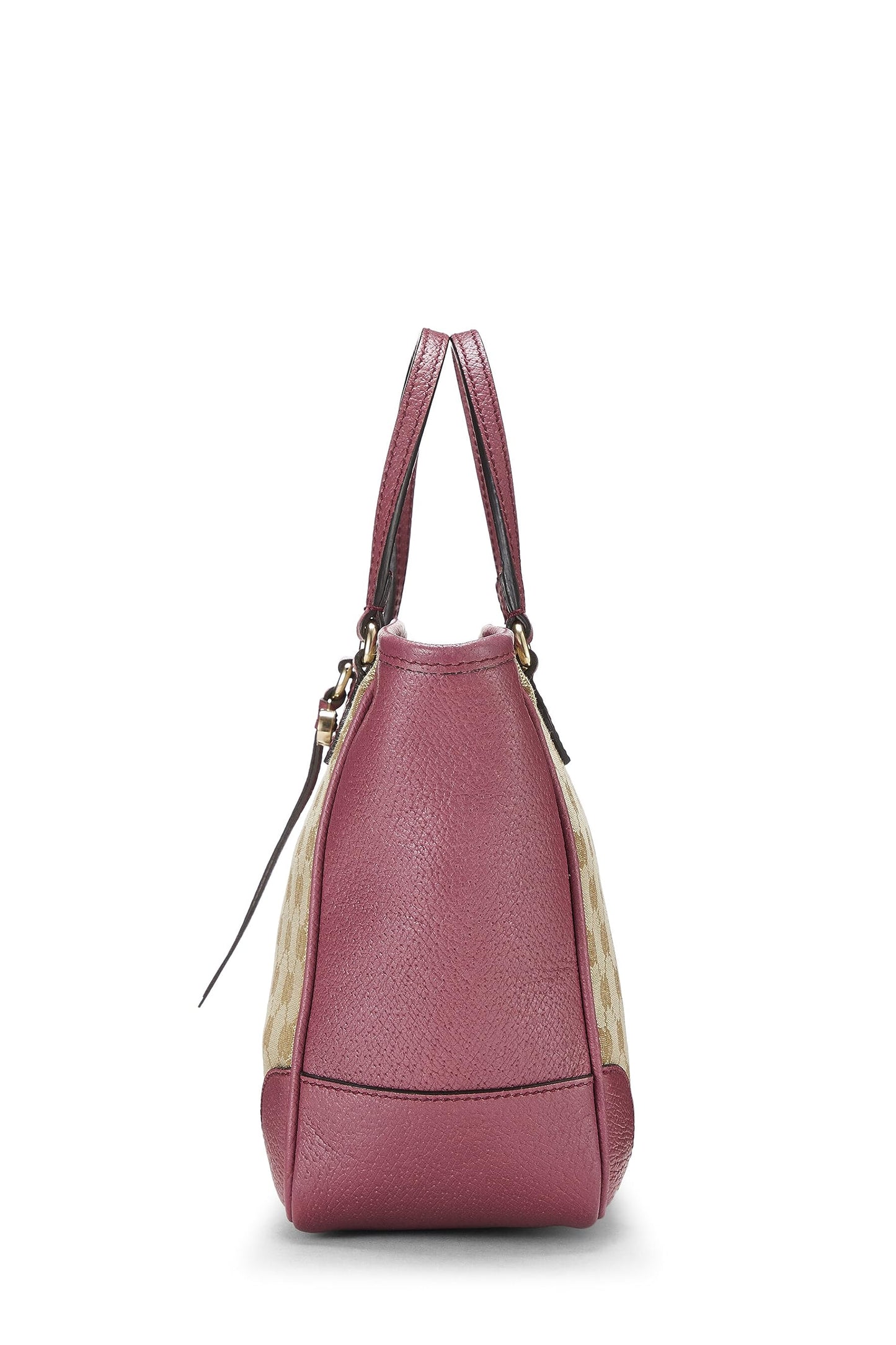 Gucci,  Purple Original GG Canvas Bree Top Handle Tote Small, Purple