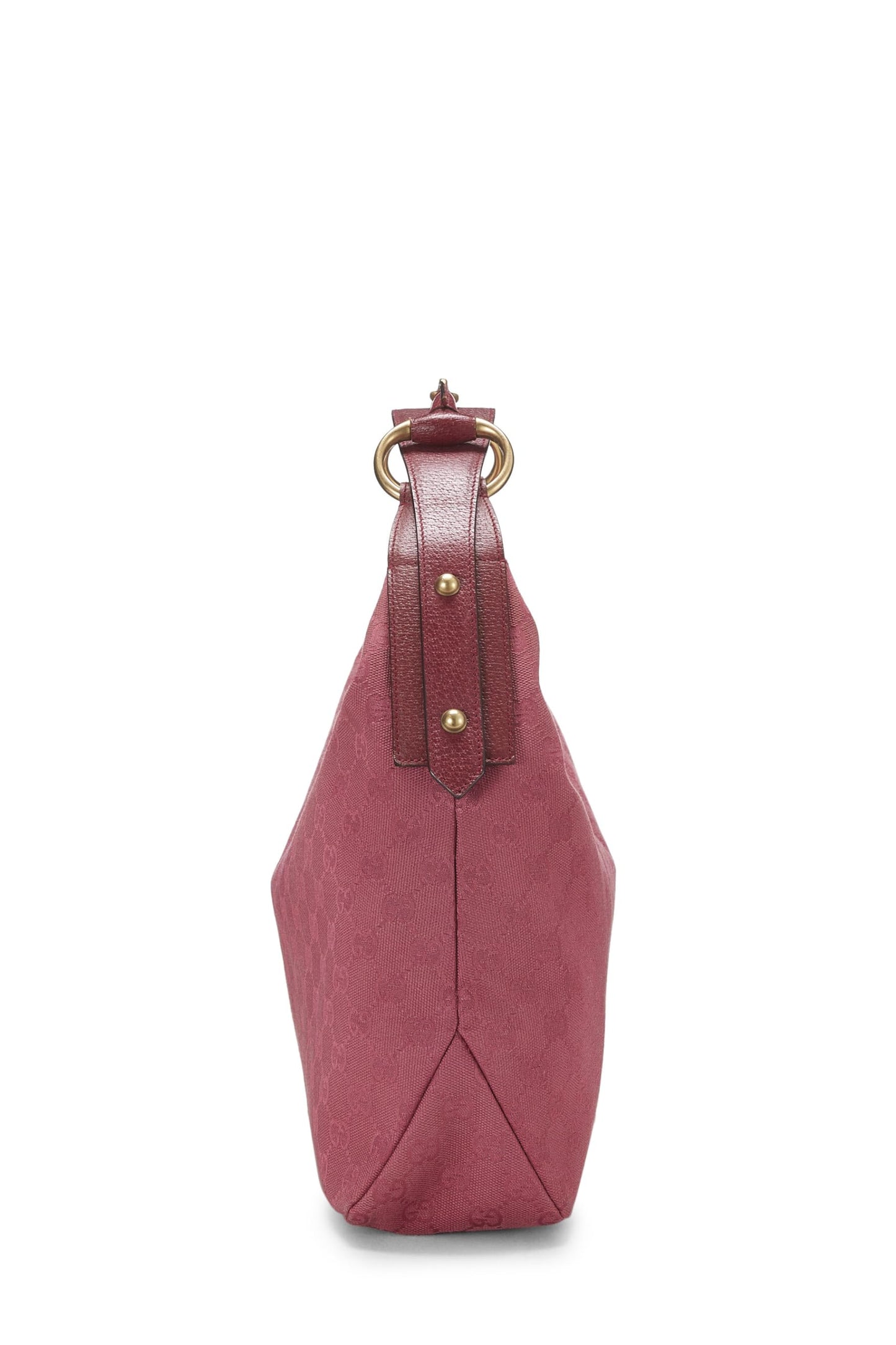 Gucci,  Pink Original GG Canvas Horsebit Hobo, Pink