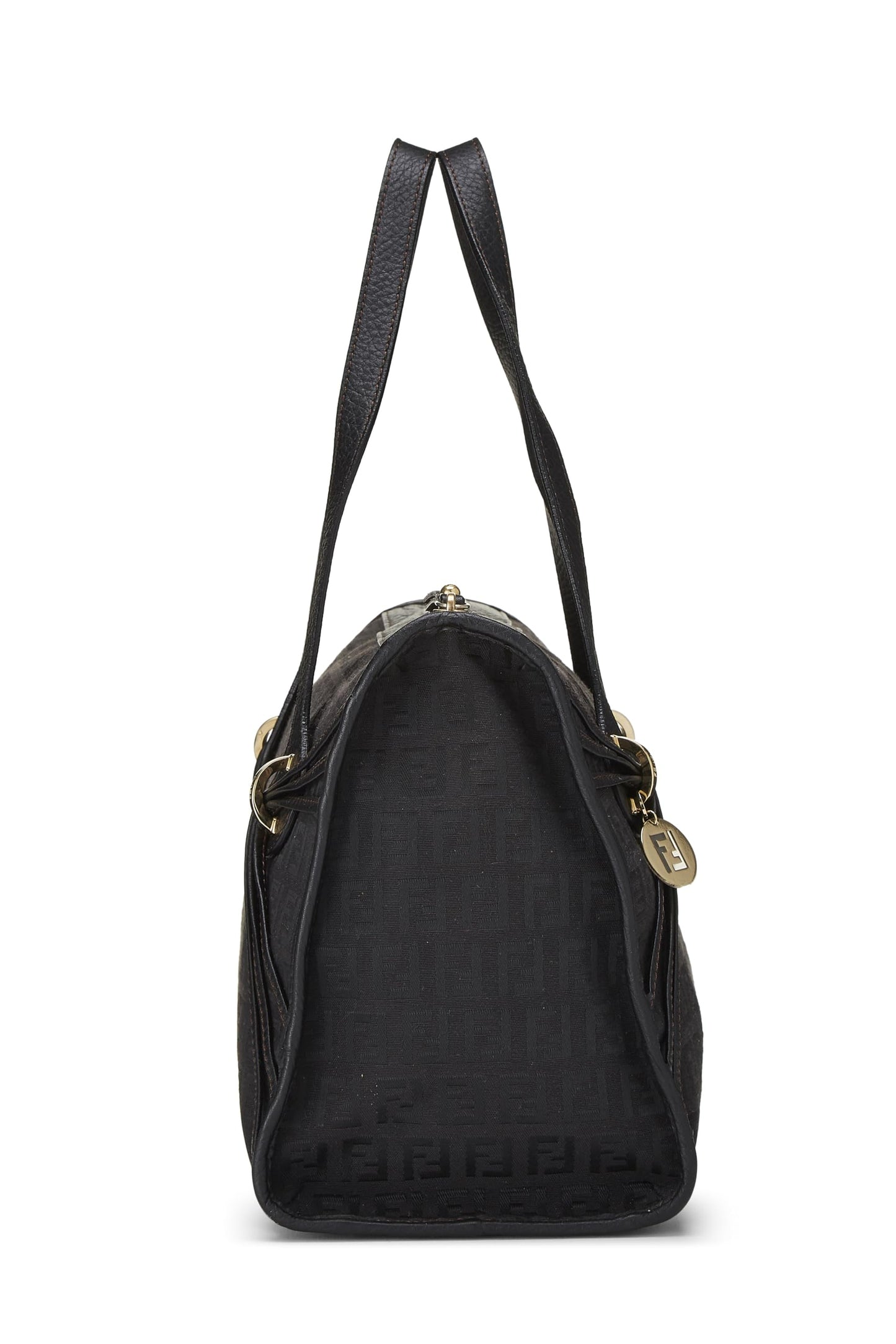 Fendi,  Black Zucchino Tote Small, Black