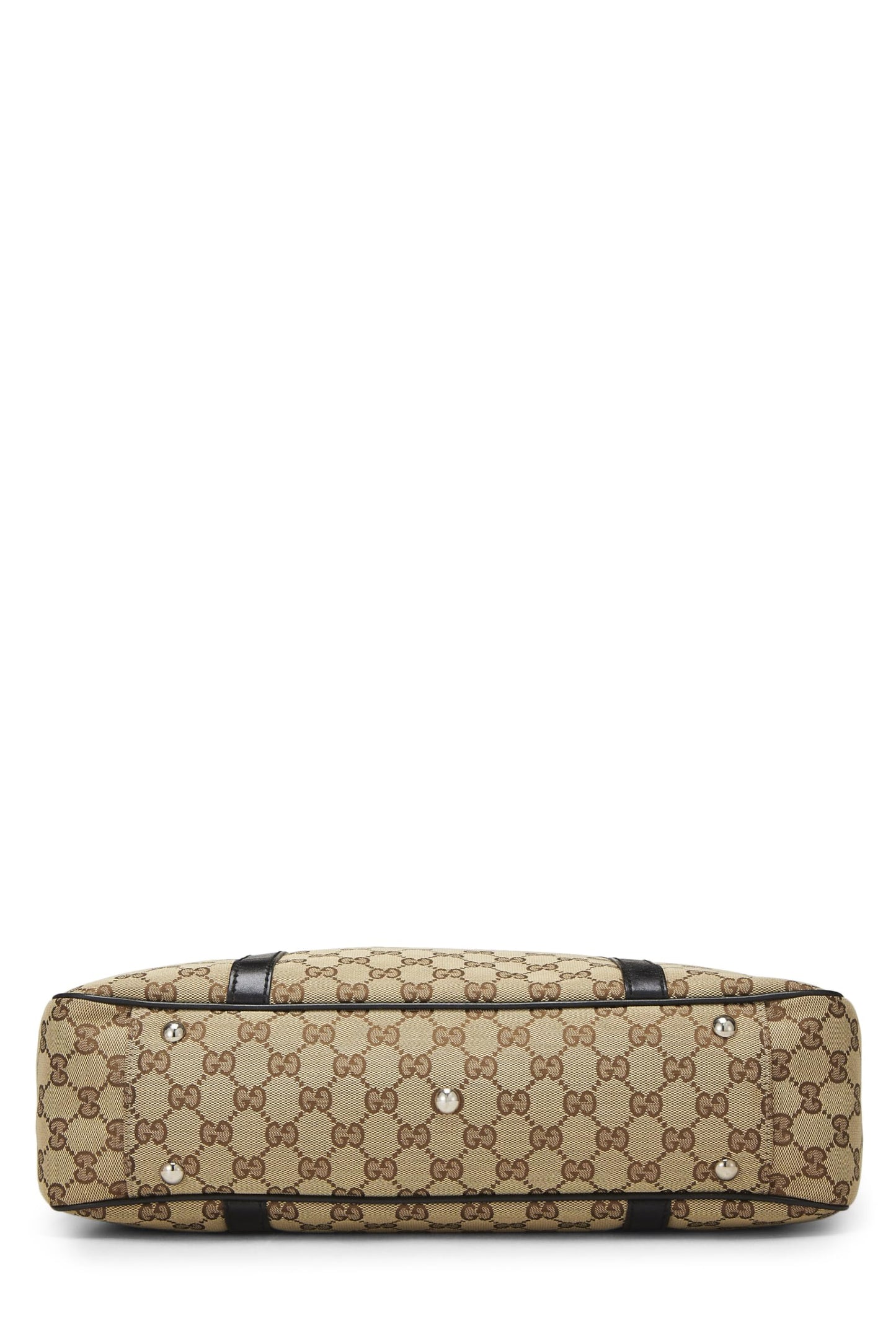 Gucci,  Black Original GG Canvas Twins Tote, Black