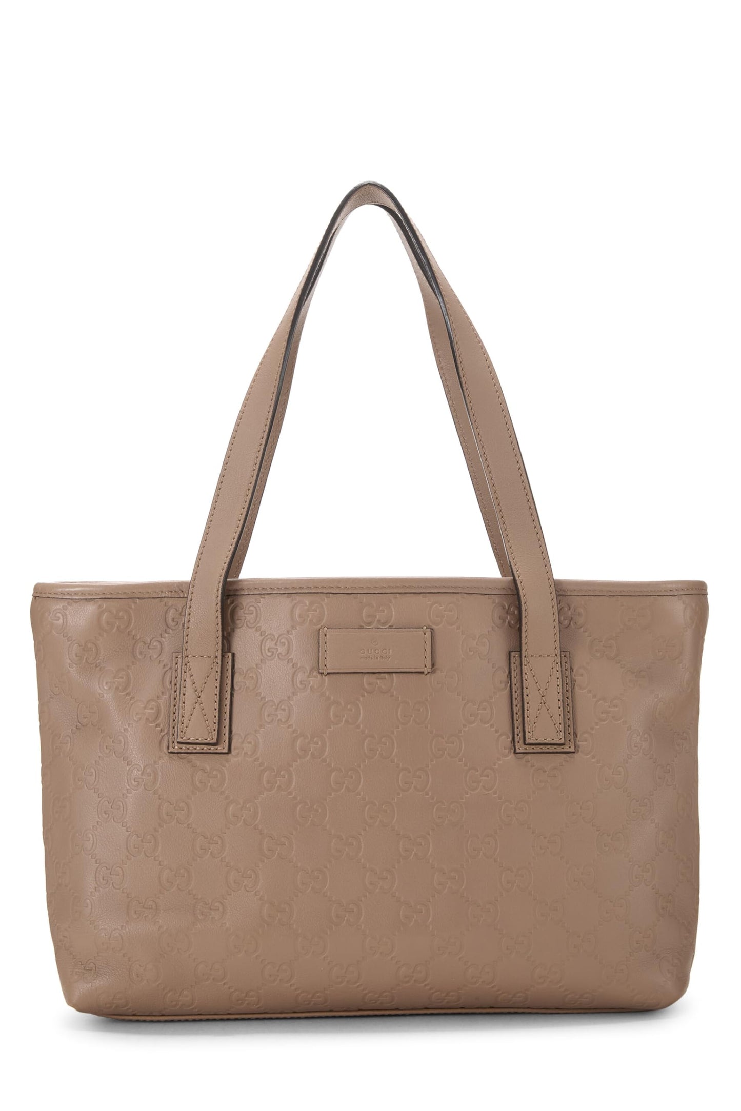 Gucci,  Pink Leather Guccissima Supreme Tote Small, Pink