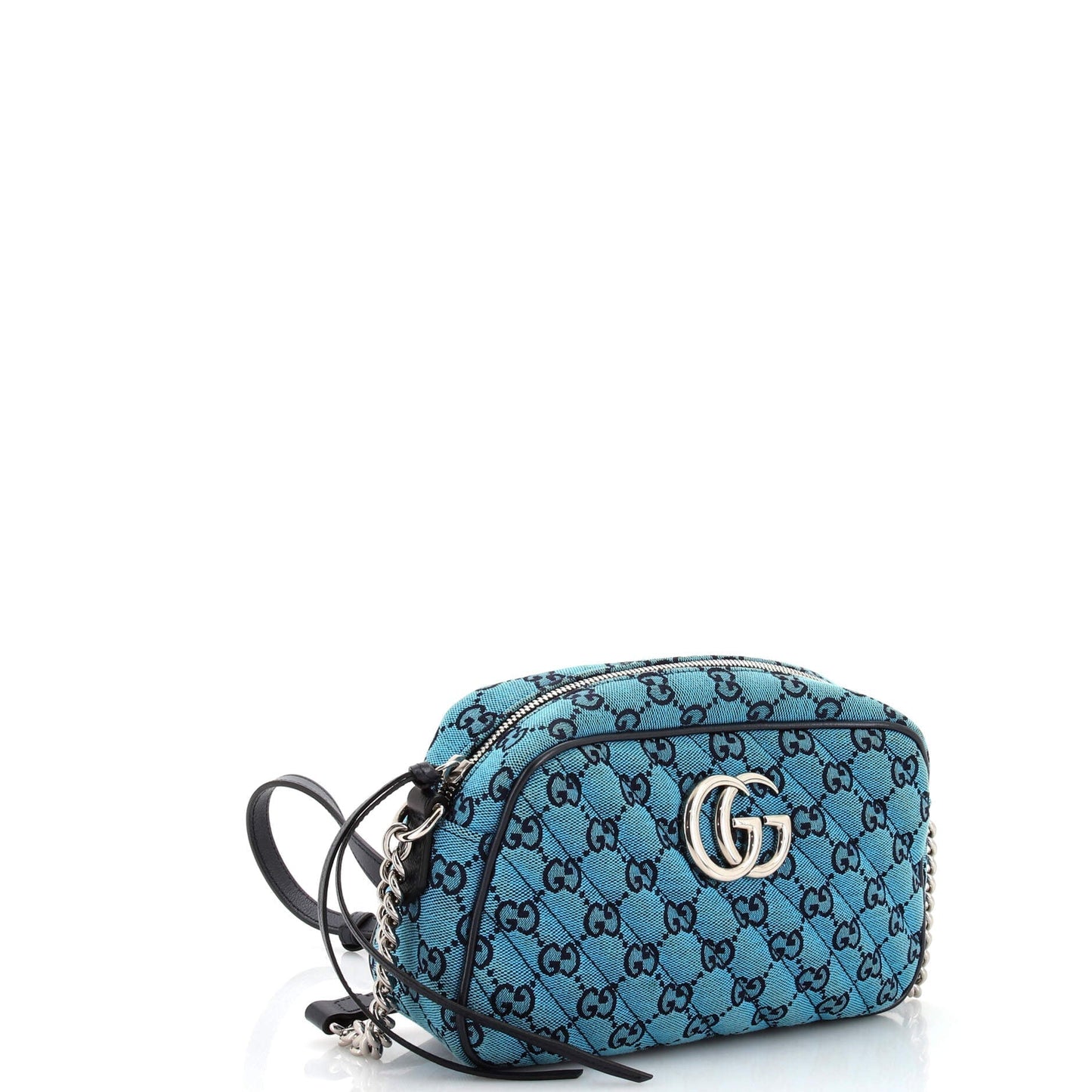GG Marmont Shoulder Bag Multicolor Diagonal Quilted GG Canvas Small