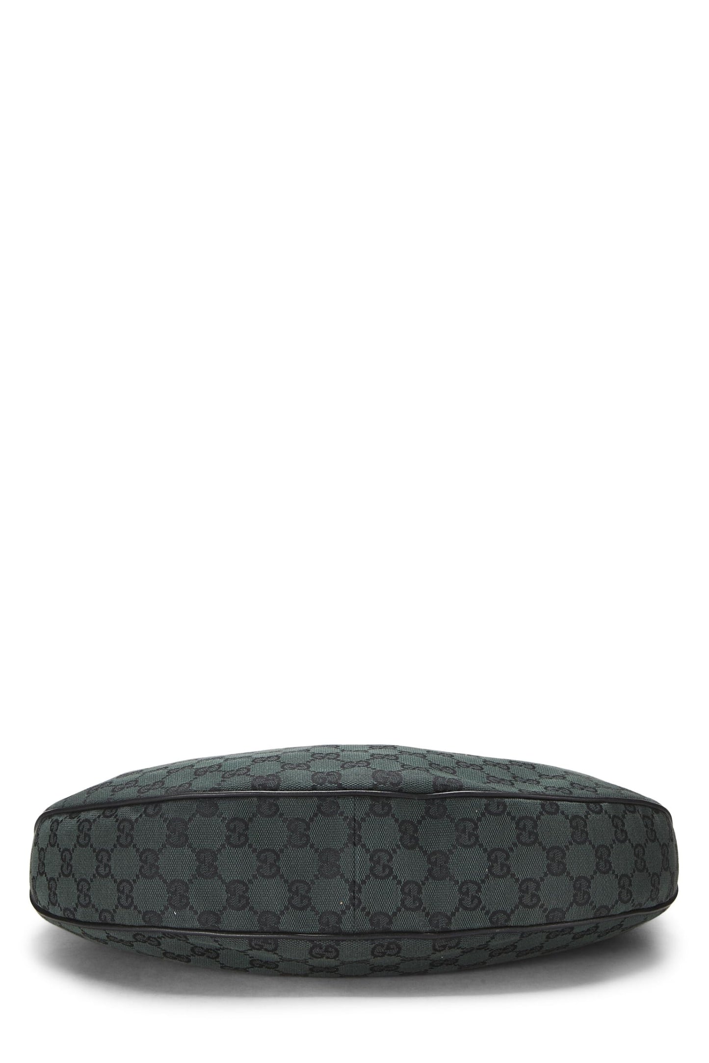 Gucci,  Green GG Canvas Half Moon Hobo, Green