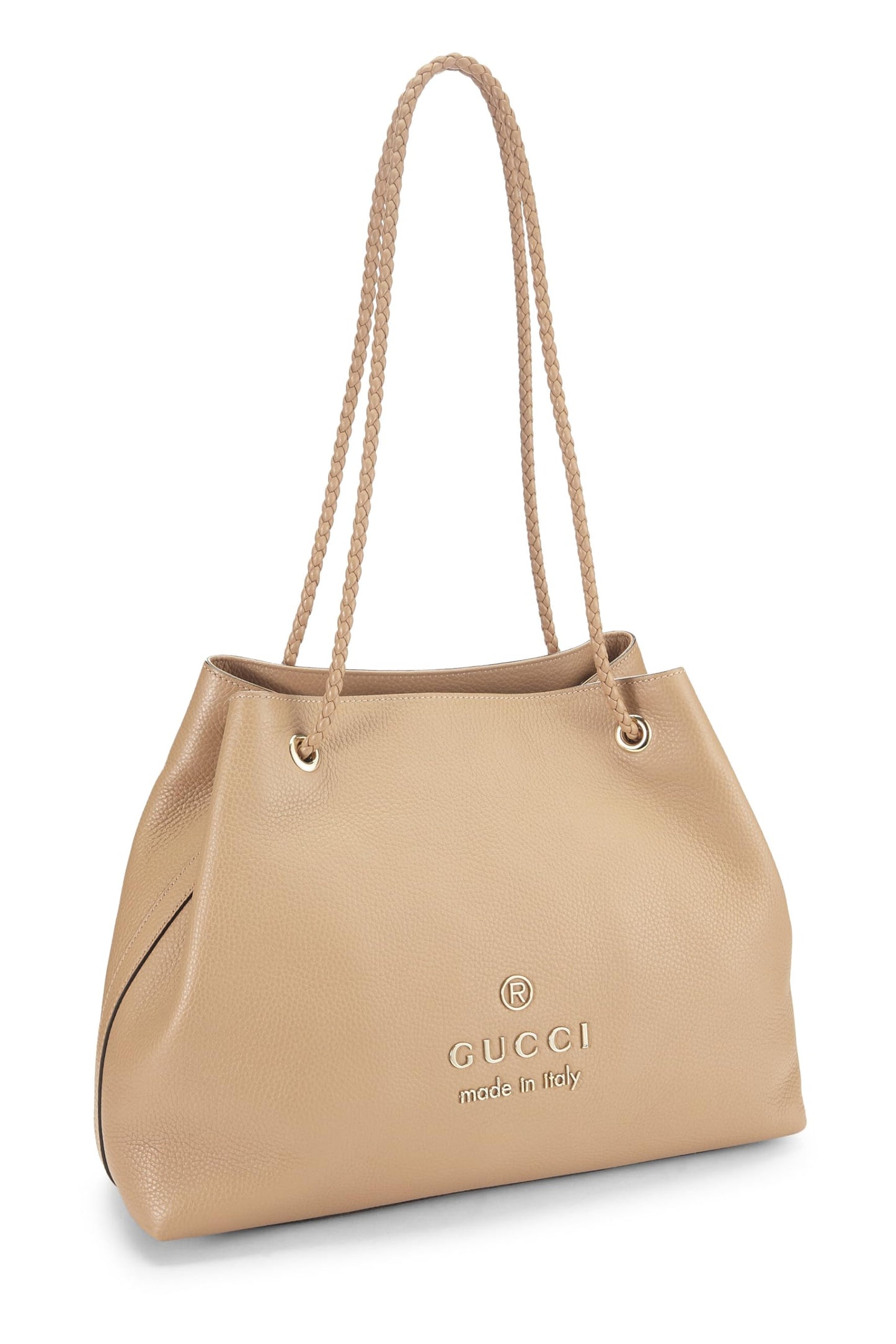 Gucci,  Beige Leather Gifford Tote, Beige