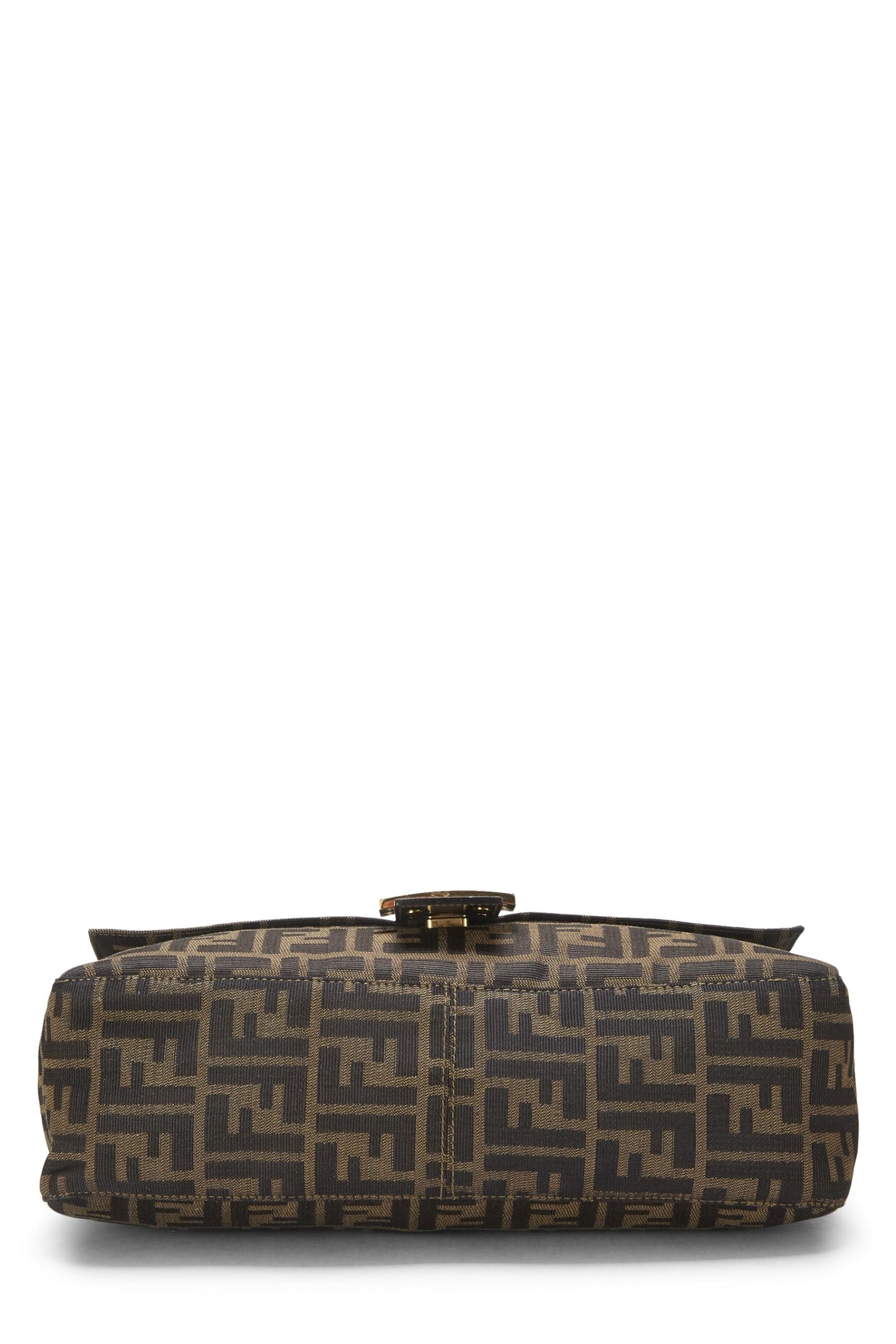 Fendi,  Brown Zucca Canvas Shoulder Bag Large, Brown