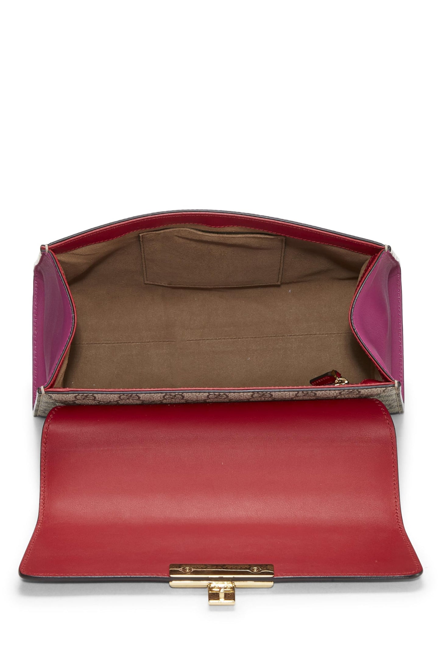Gucci,  Multicolor Original GG Supreme Padlock Top Handle Bag, Multi