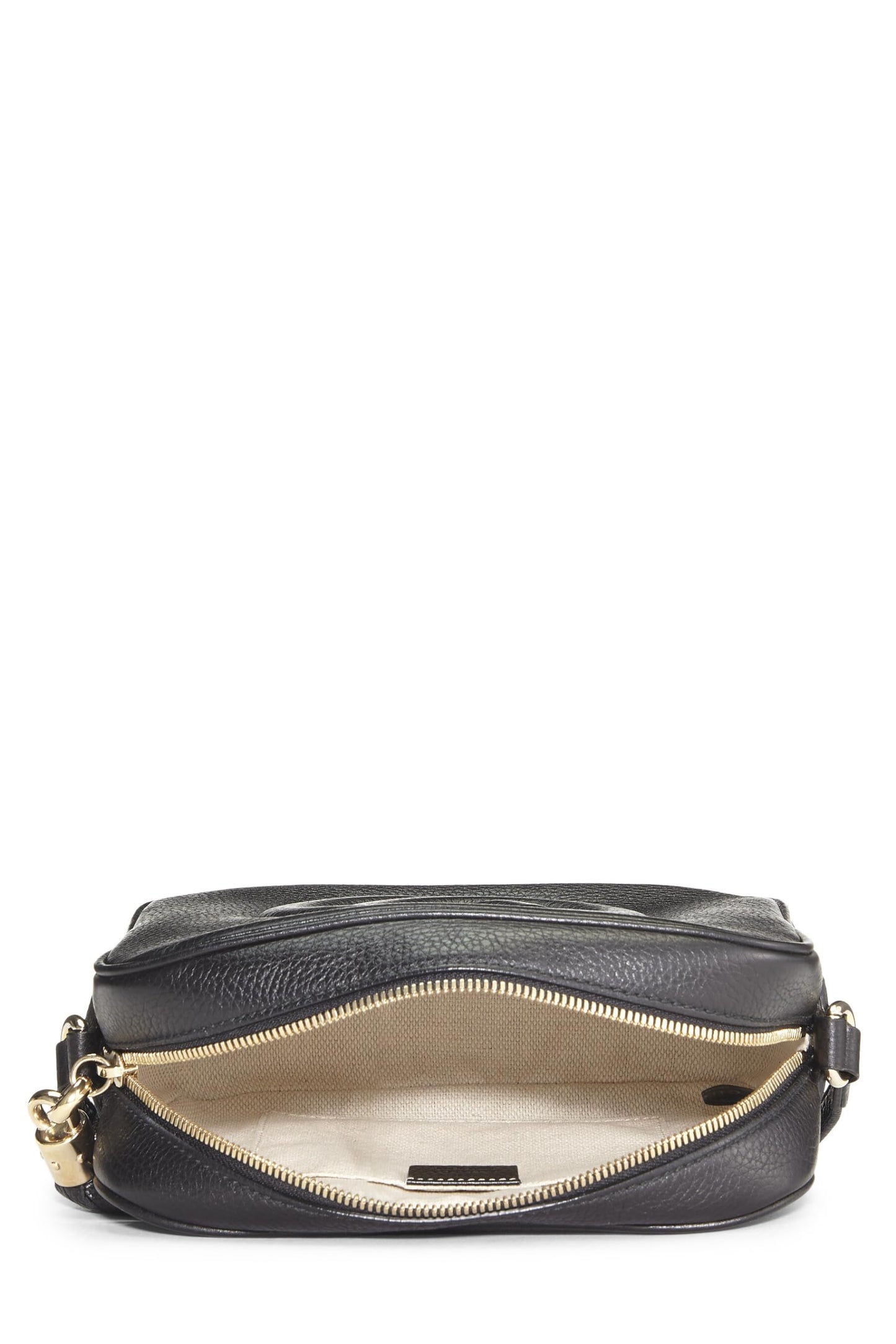 Gucci,  Black Grained Leather Soho Disco, Black