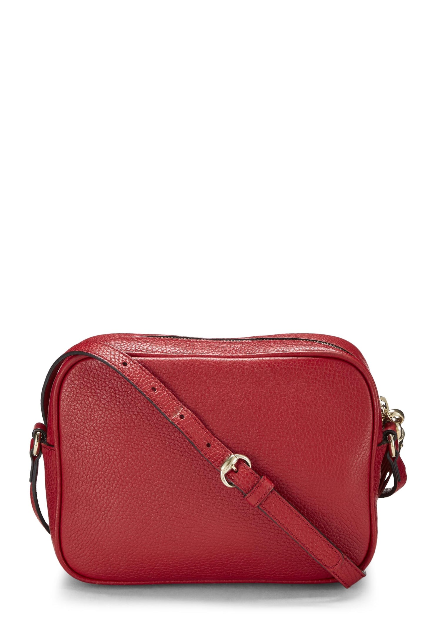 Gucci,  Red Grained Leather Soho Disco, Red