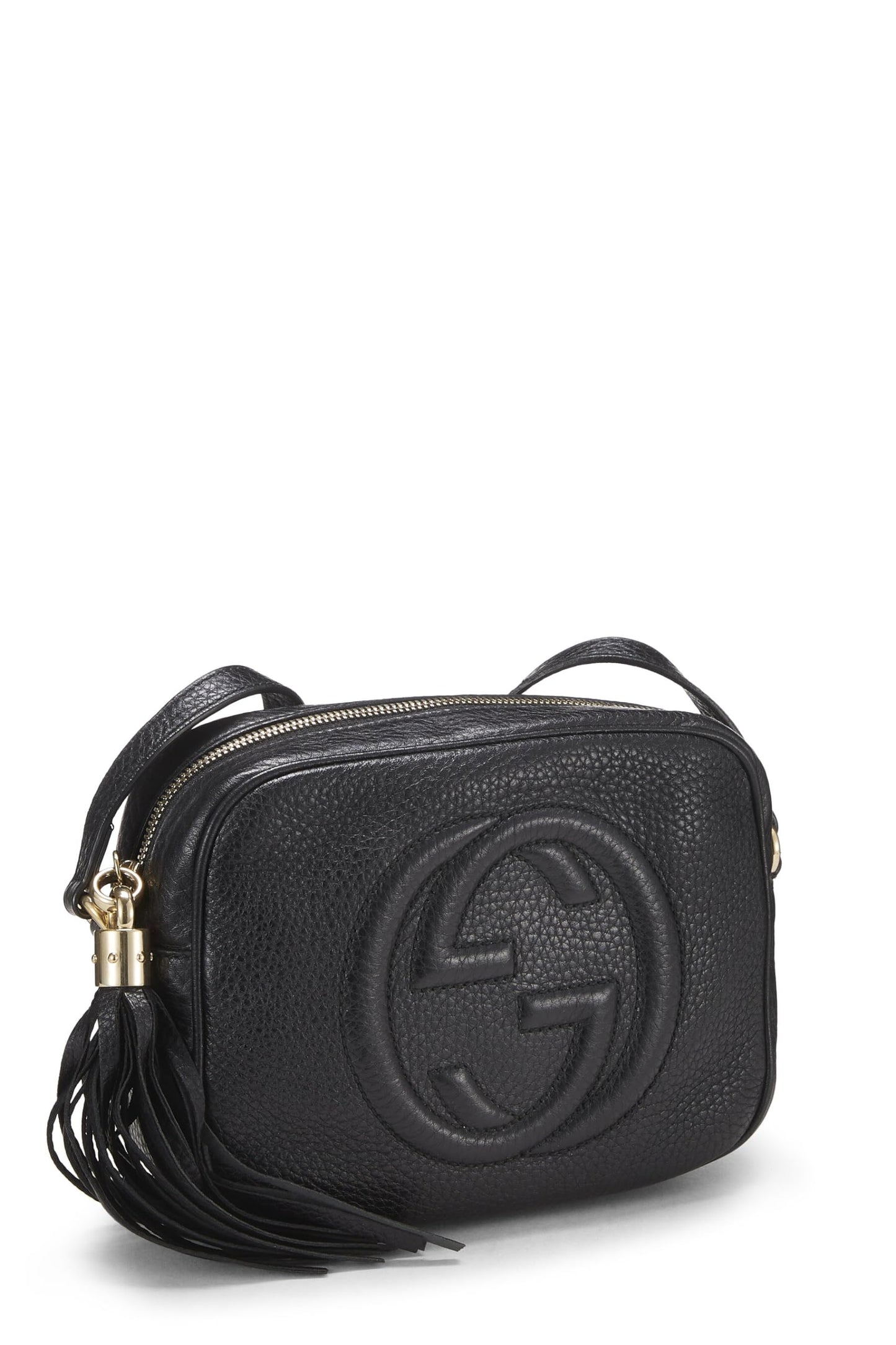 Gucci,  Black Leather Soho Disco Bag, Black