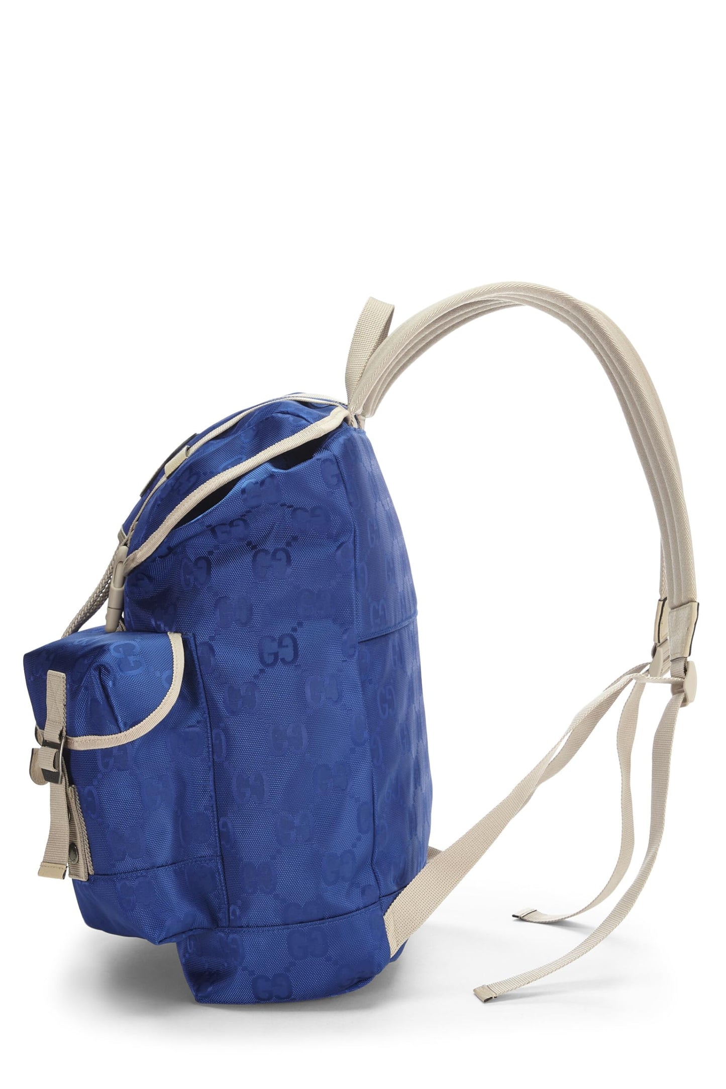 Gucci,  Blue Nylon Off The Grid Backpack, Blue